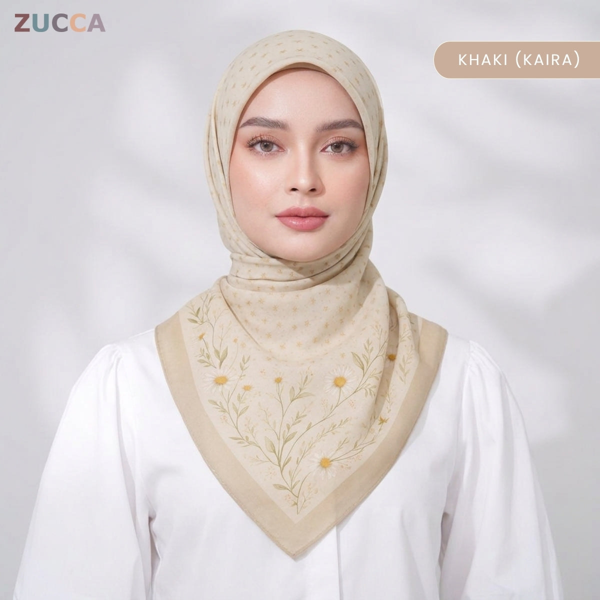 JULIANA HIJAB BAWAL FLORAL PRINTED VOILE - PSTU001