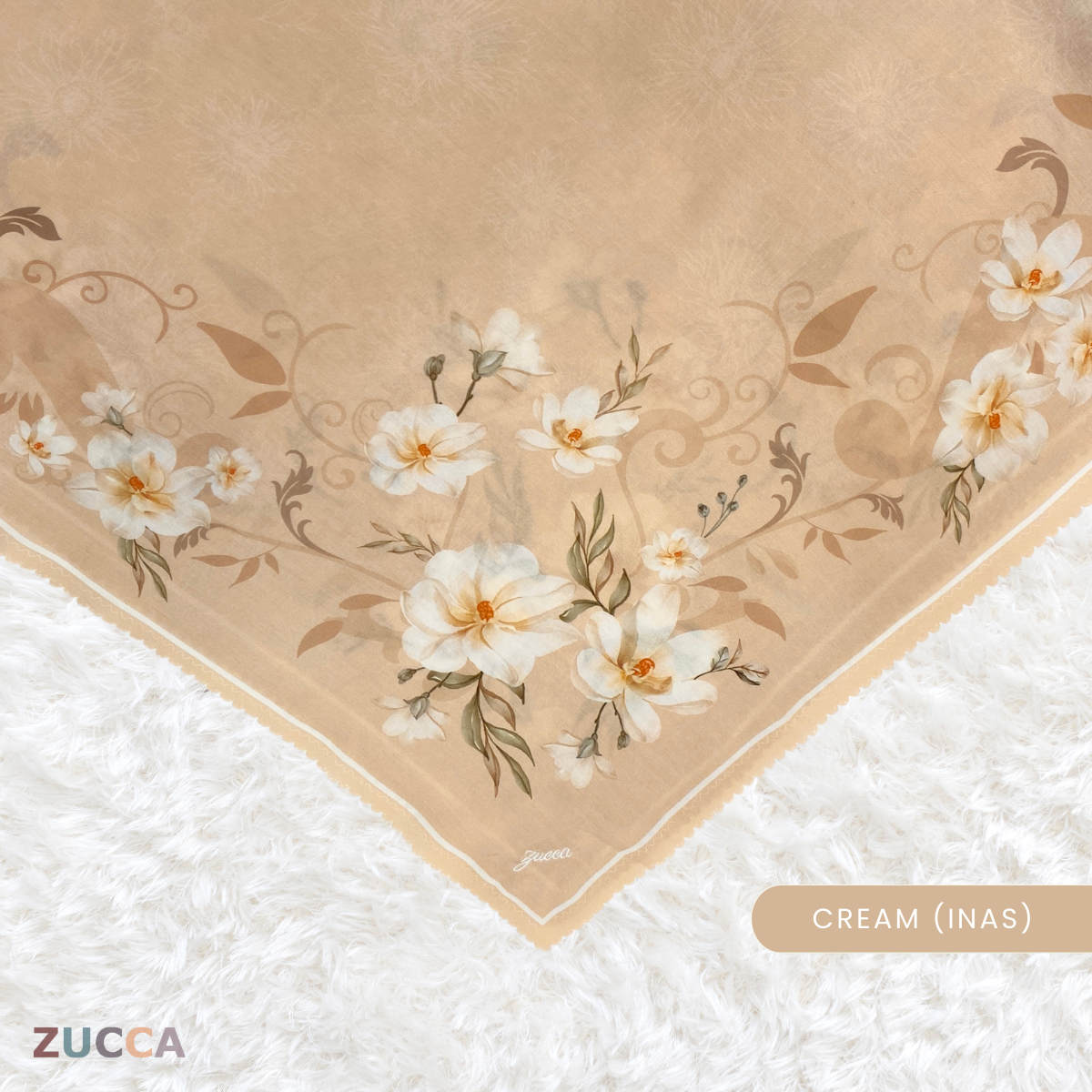 JULIANA HIJAB BAWAL FLORAL PRINTED VOILE - PSTU001