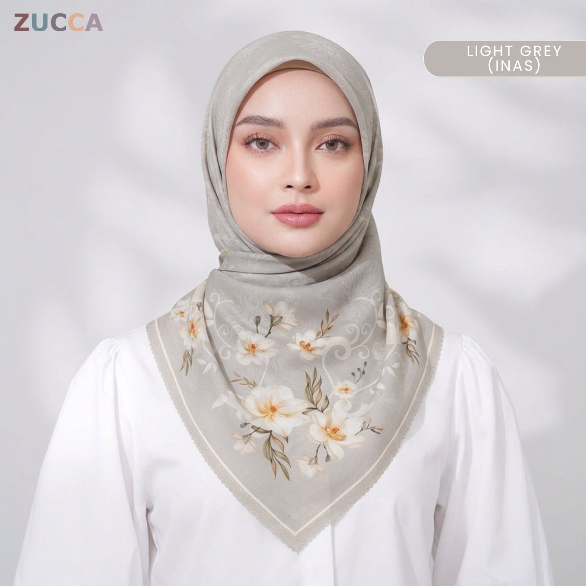 JULIANA HIJAB BAWAL FLORAL PRINTED VOILE - PSTU001