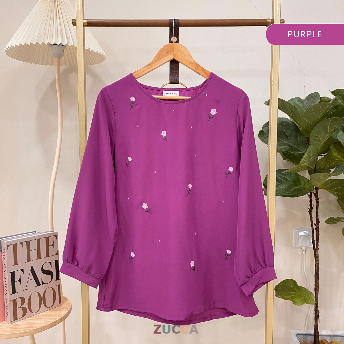 ZUCCA BRINA FLORAL PRINT WOMEN BLOUSE - MA016