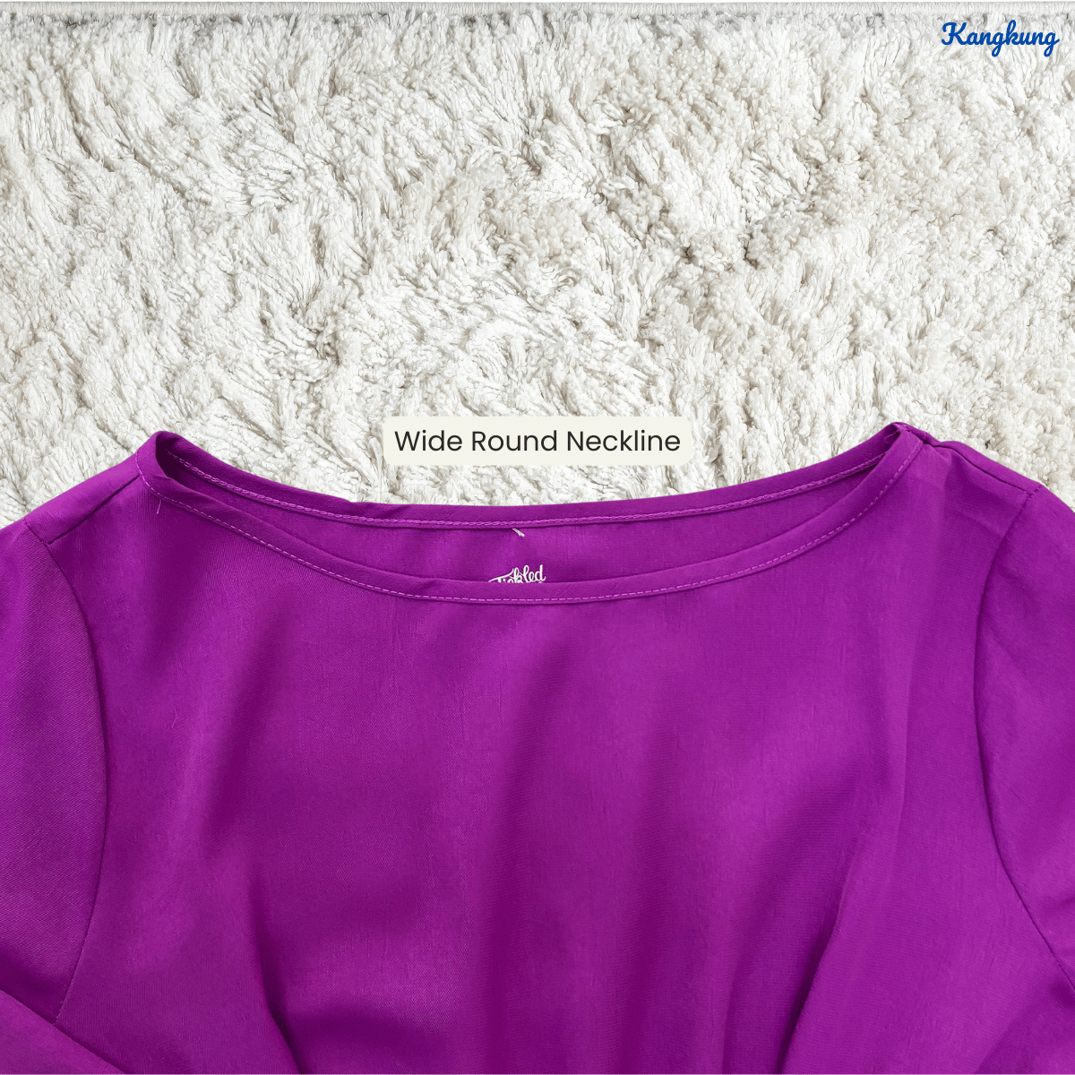 KANGKUNG MARTHA ELASTIC WAIST FLARED TUNIC-Q002