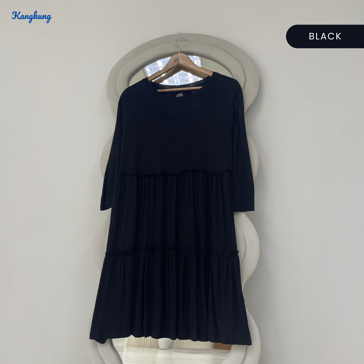 KANGKUNG SALMA FLOWY TIERED LACE MINI DRESS - Q003(#127)