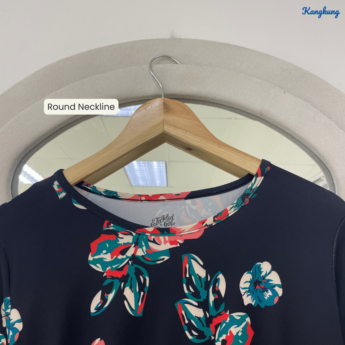 KANGKUNG YANIE FLORAL PRINT FLOWY MINI DRESS - Q005(#138)