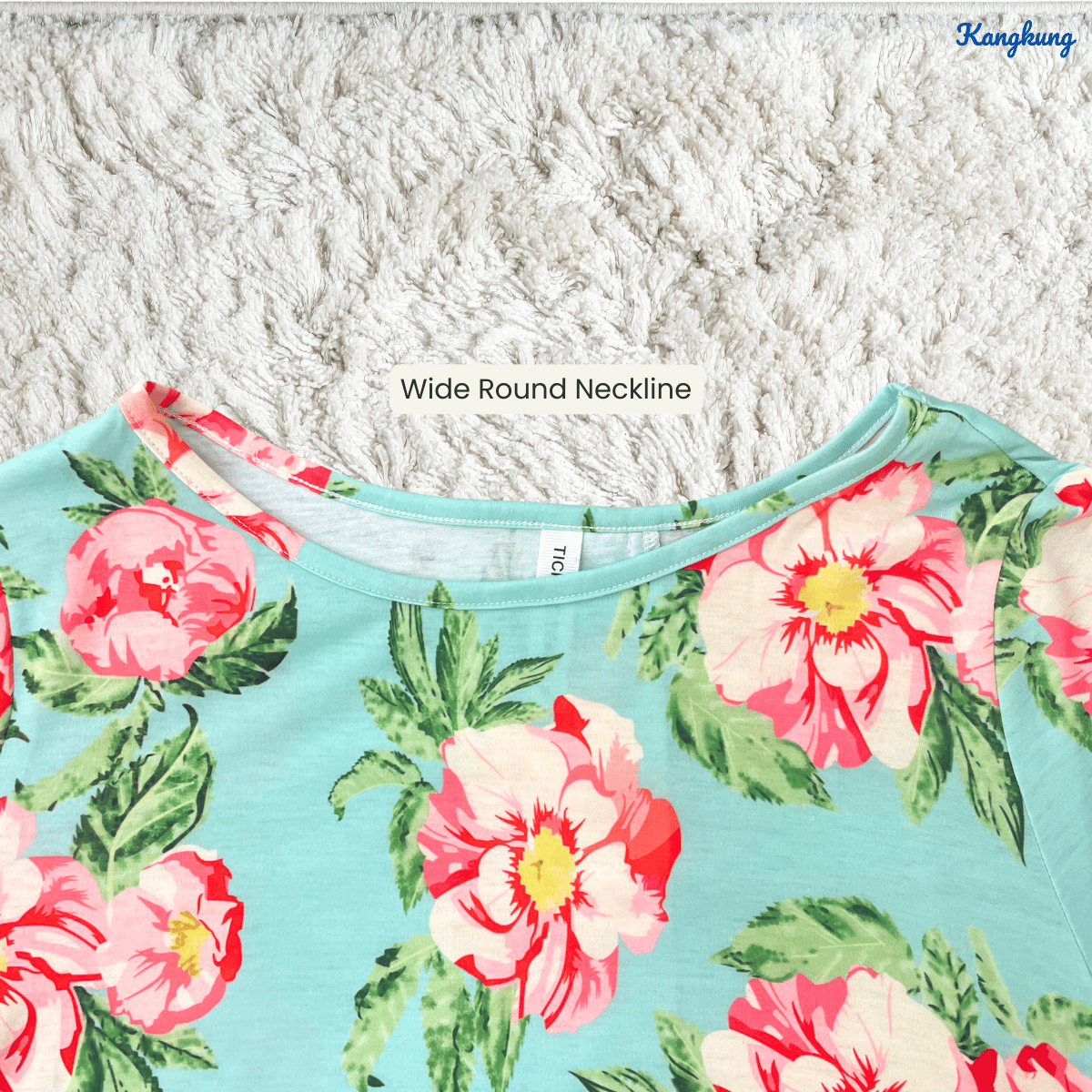 KANGKUNG ALEA FLORAL PRINTED LONG SLEEVE TOP-Q022
