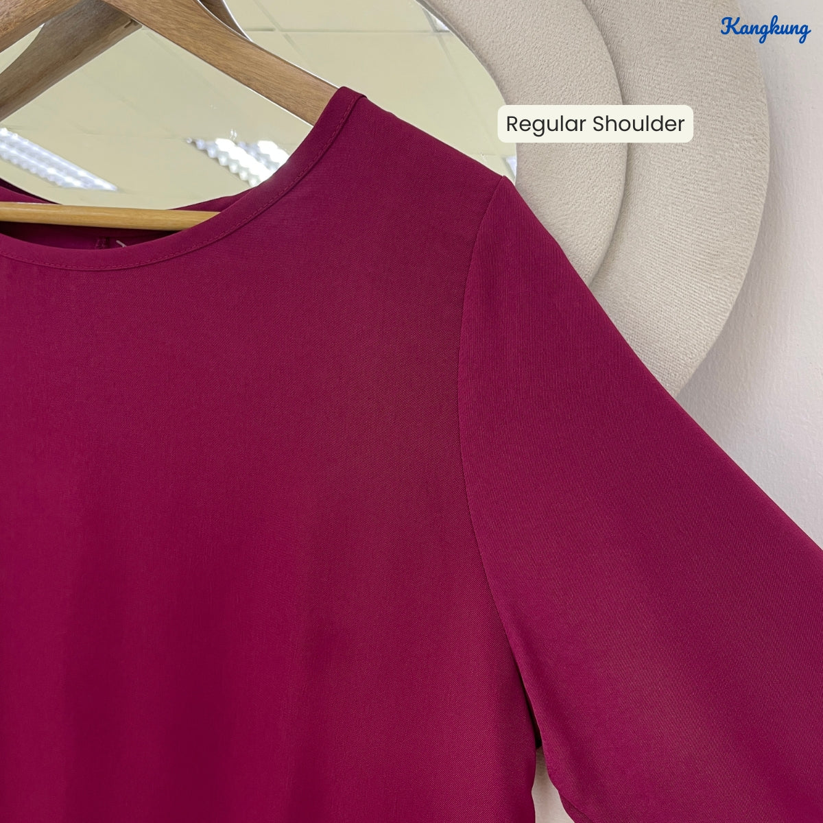 KANGKUNG MANDY RUFFLE BELL SLEEVE LONG TOP - Q025