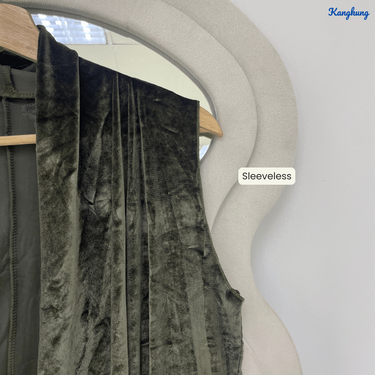 KANGKUNG INARA BALLON SLEEVE LONG TOP - Q033(#066)