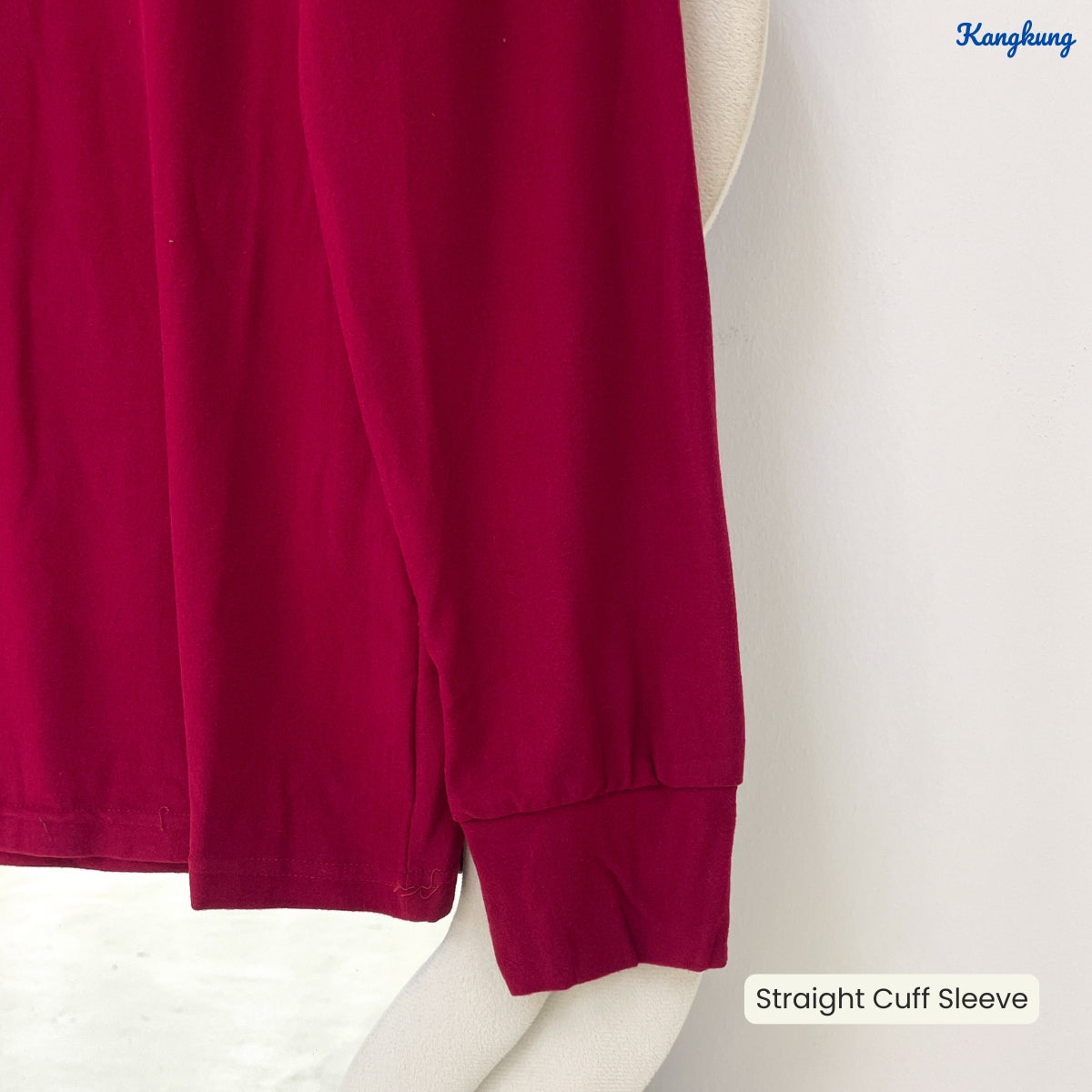 KANGKUNG PENNY LAYERED RUFFLE SLEEVE LONG TOP - Q037