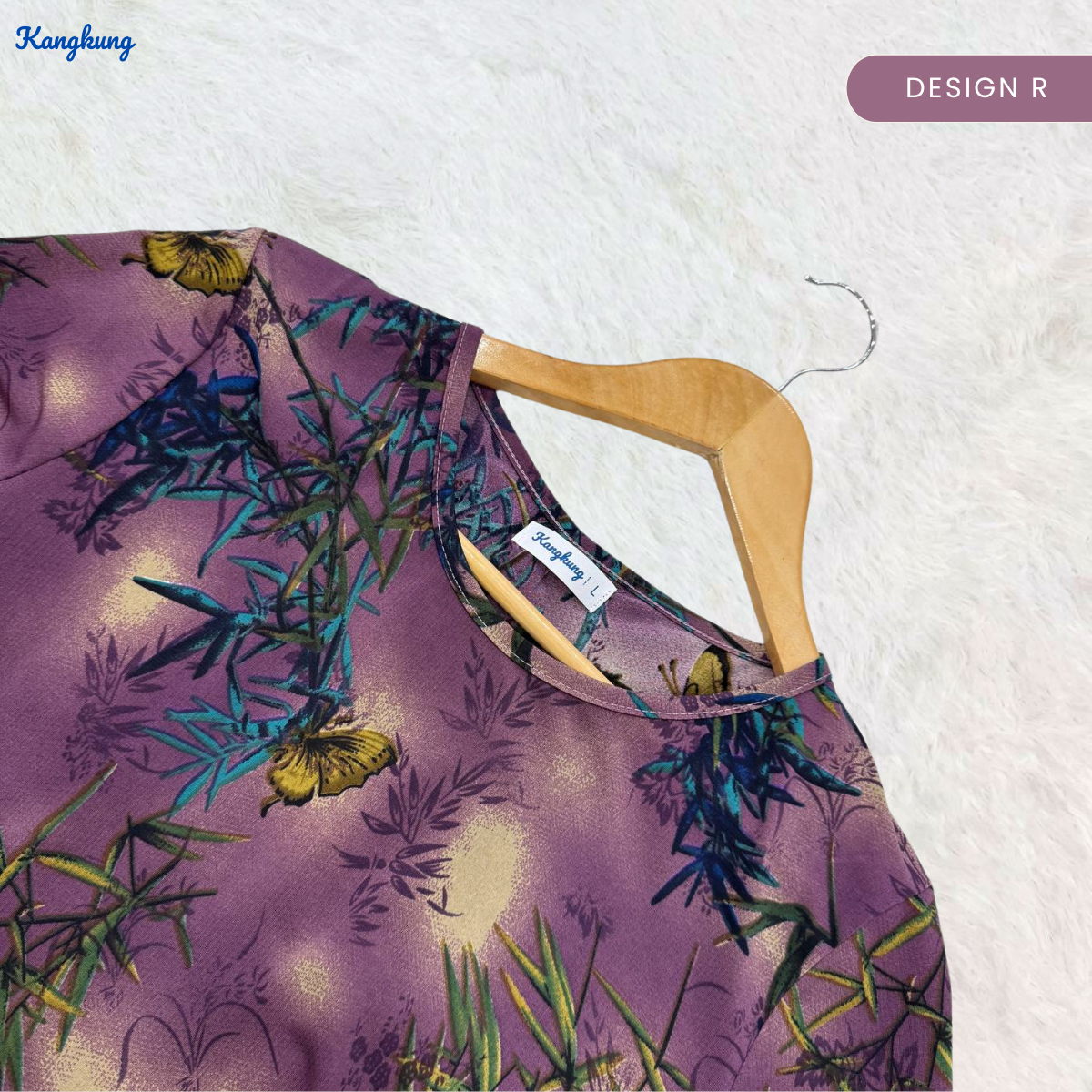 KANGKUNG MELATI BLOUSE WANITA CORAK CAMPUR - KK101