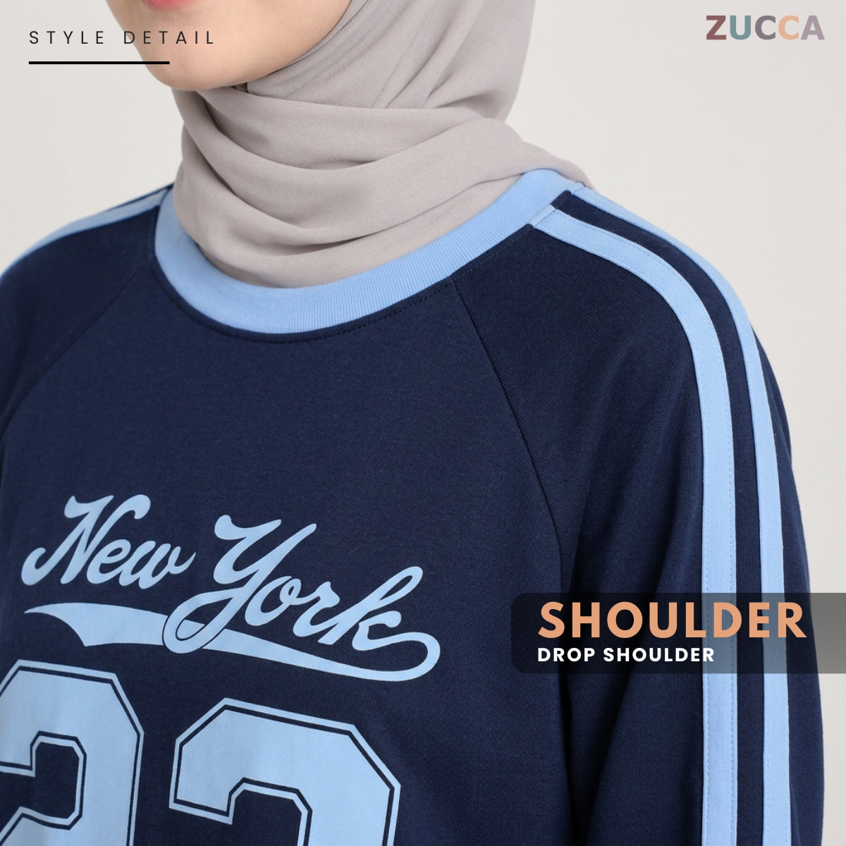 ZUCCA MAVEERA ACTIVE VARSITY LONG SLEEVE MODEST WEAR-MS010