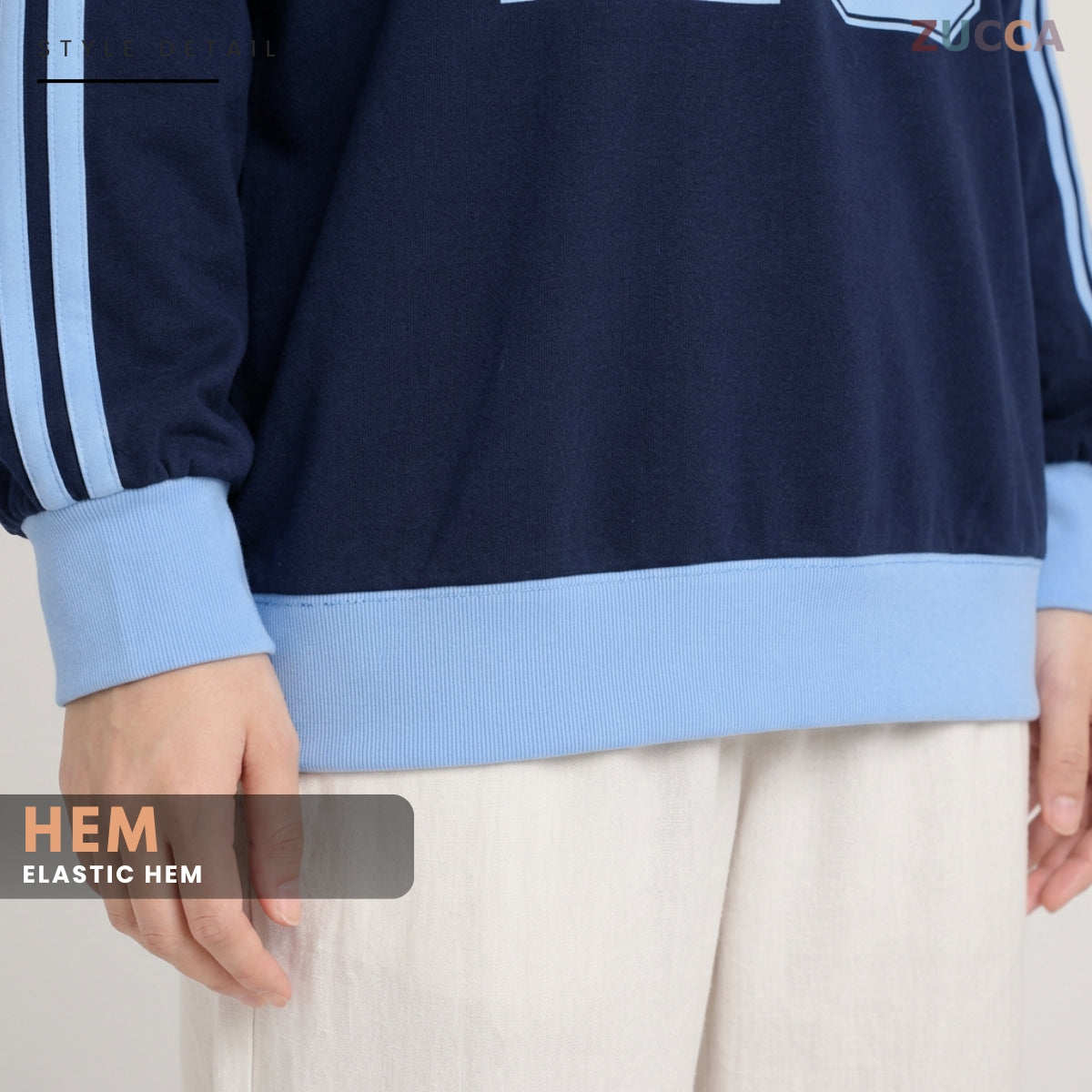 ZUCCA MAVEERA ACTIVE VARSITY LONG SLEEVE MODEST WEAR-MS010