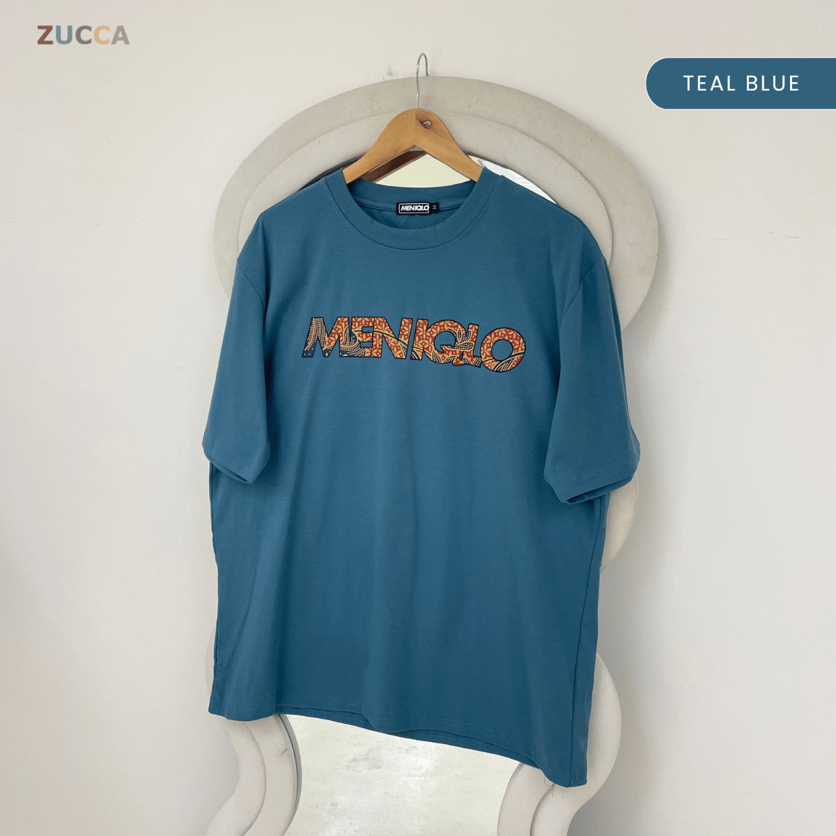 MENIQLO AQIL BATIK PRINT OVERSIZE TEE - MQ1030
