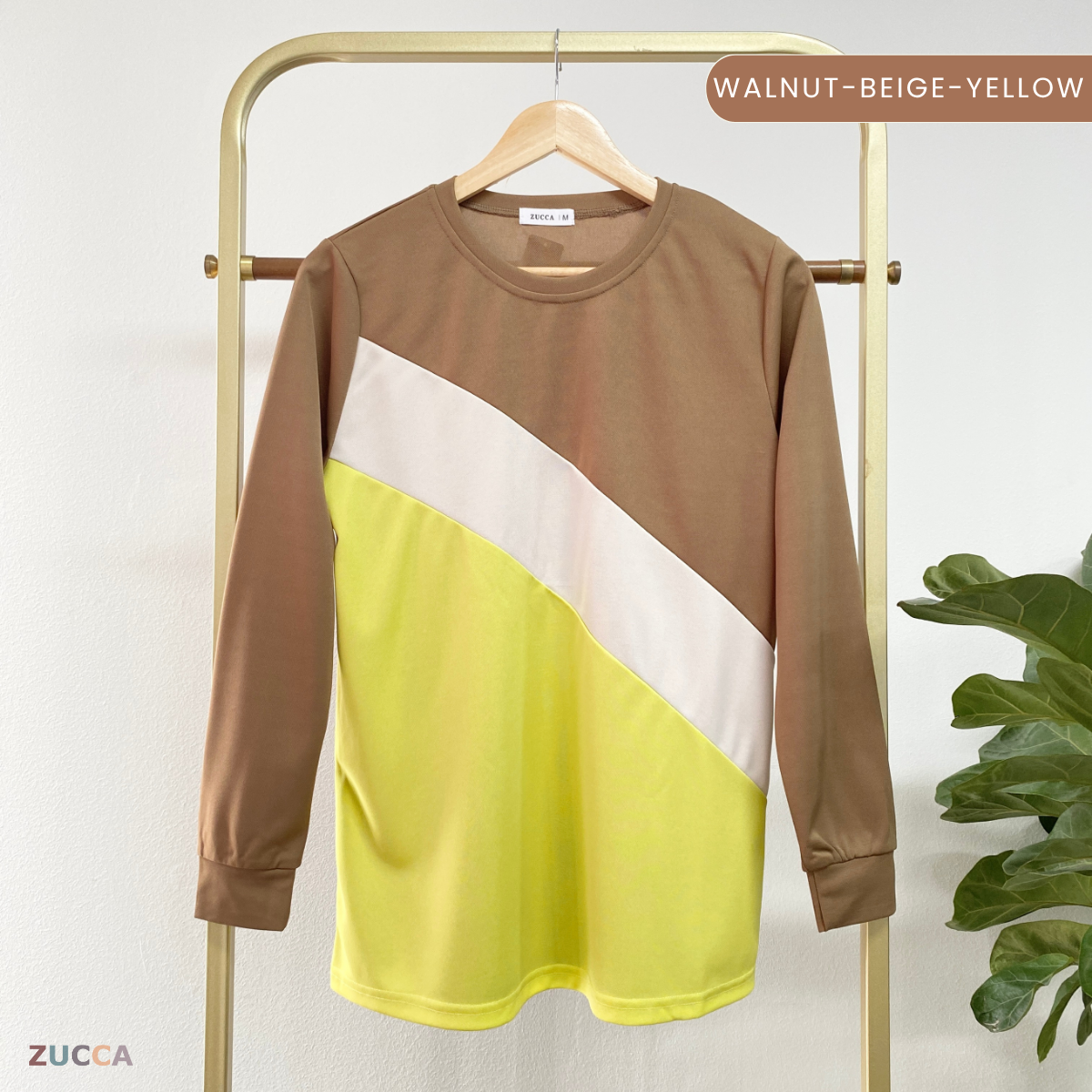 ZUCCA KERRY COLOURBLOCK WOMEN CASUAL BLOUSE - MA021