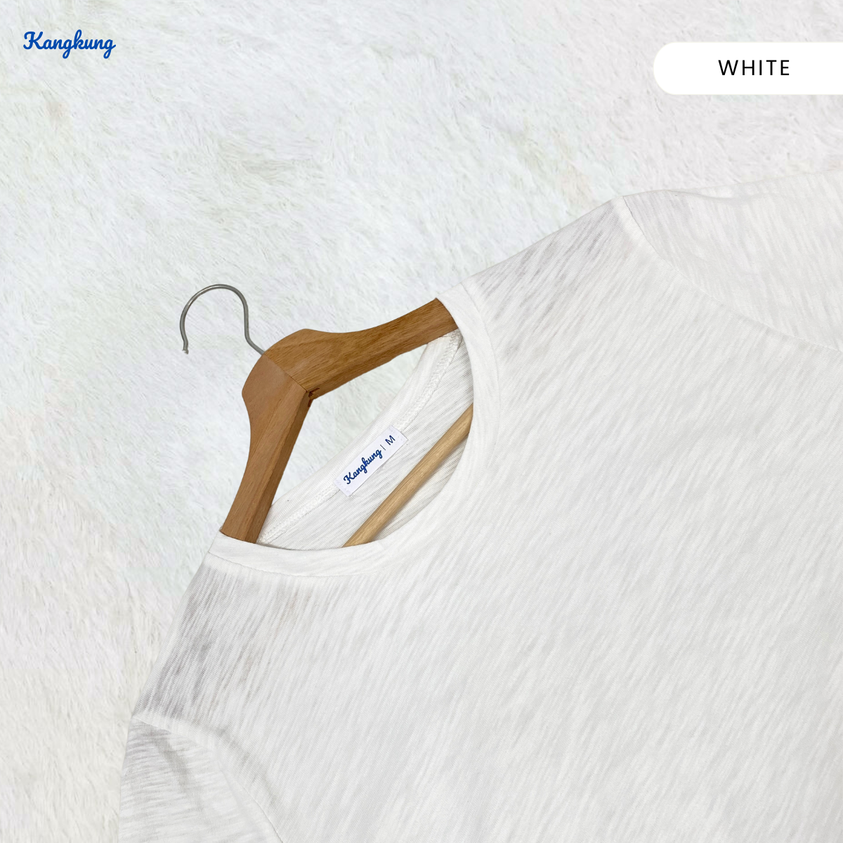 KANGKUNG AUDRA KEMEJA KAPAS ASAS LENGAN PANJANG - KK116