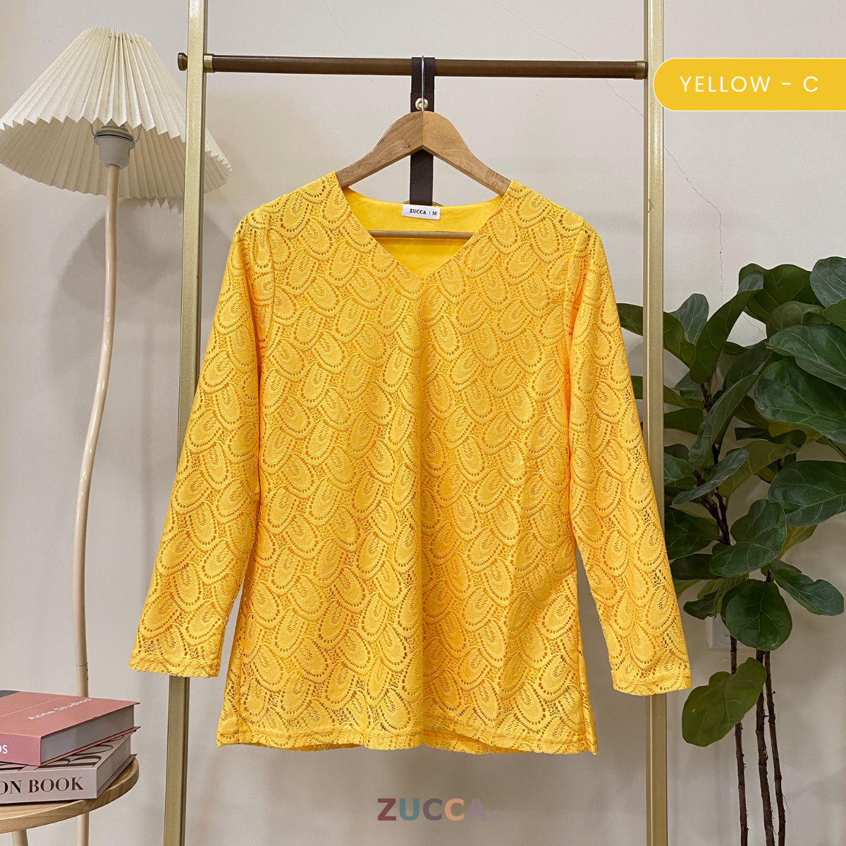 ZUCCA NELSIE PREMIUM LACE WOMEN BLOUSE - MA017
