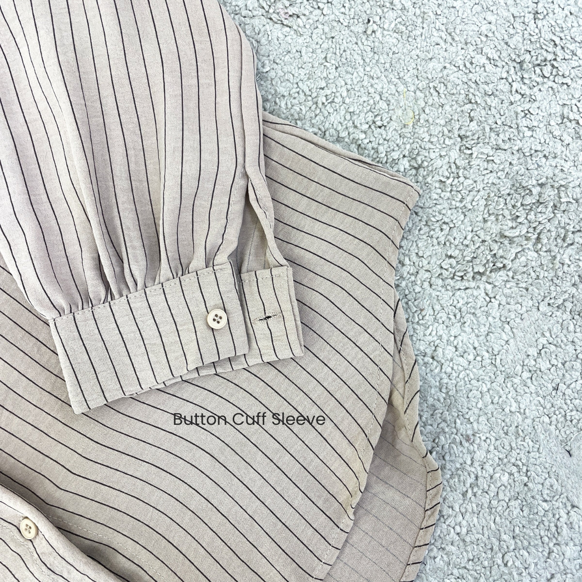 ZUCCA AWIN CLASSIC RIBBED MODEST STRIPE TOP LONG SLEEVE - ZW004