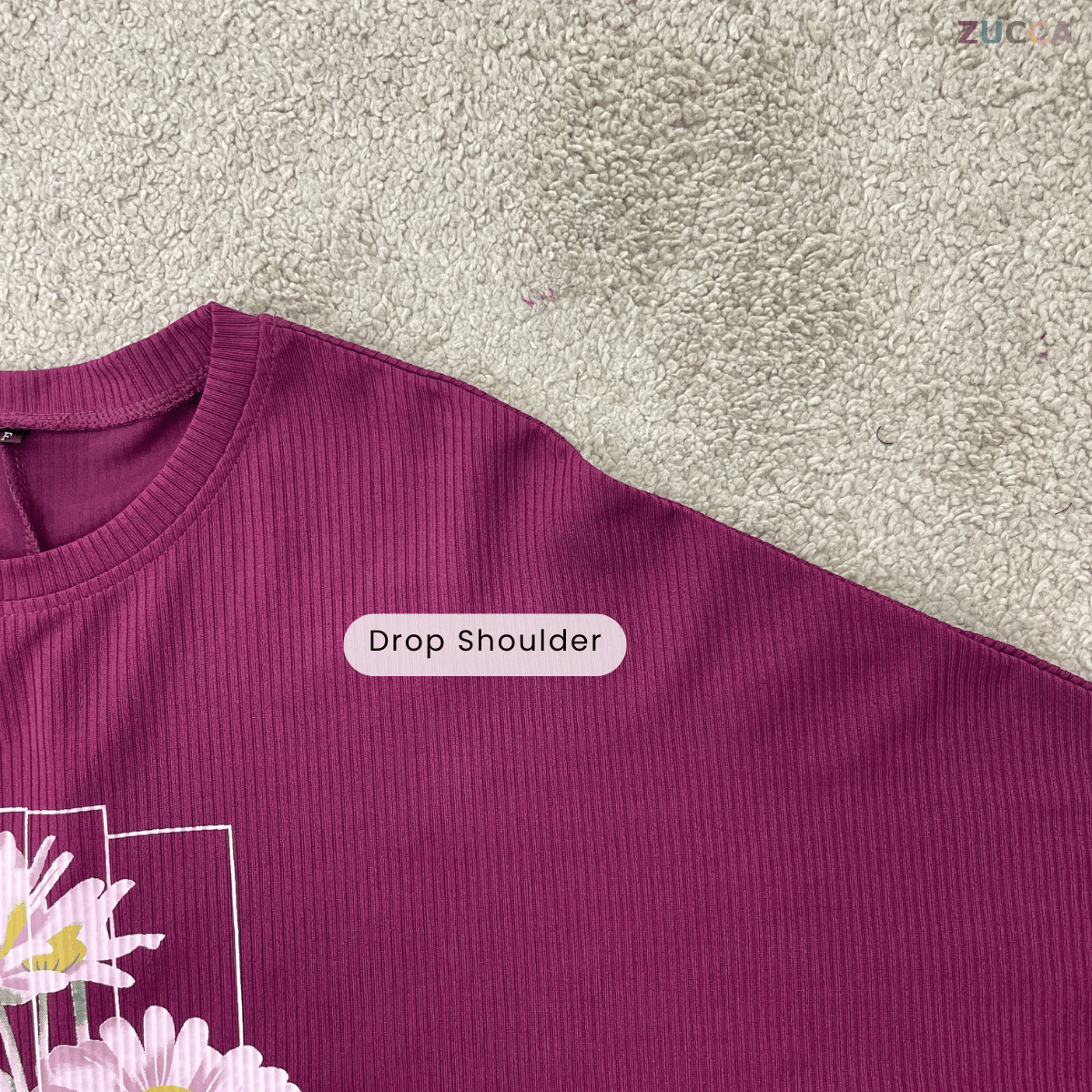 ZUCCA LINDA DAISY BLOOM BLOUSE - ZW006 (BK2012-A1)