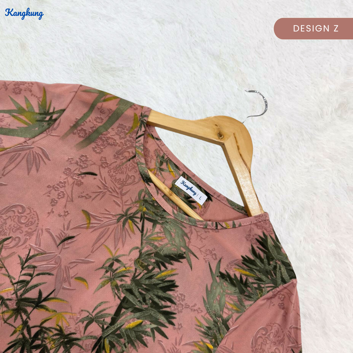 KANGKUNG MELATI BLOUSE WANITA CORAK CAMPUR - KK101