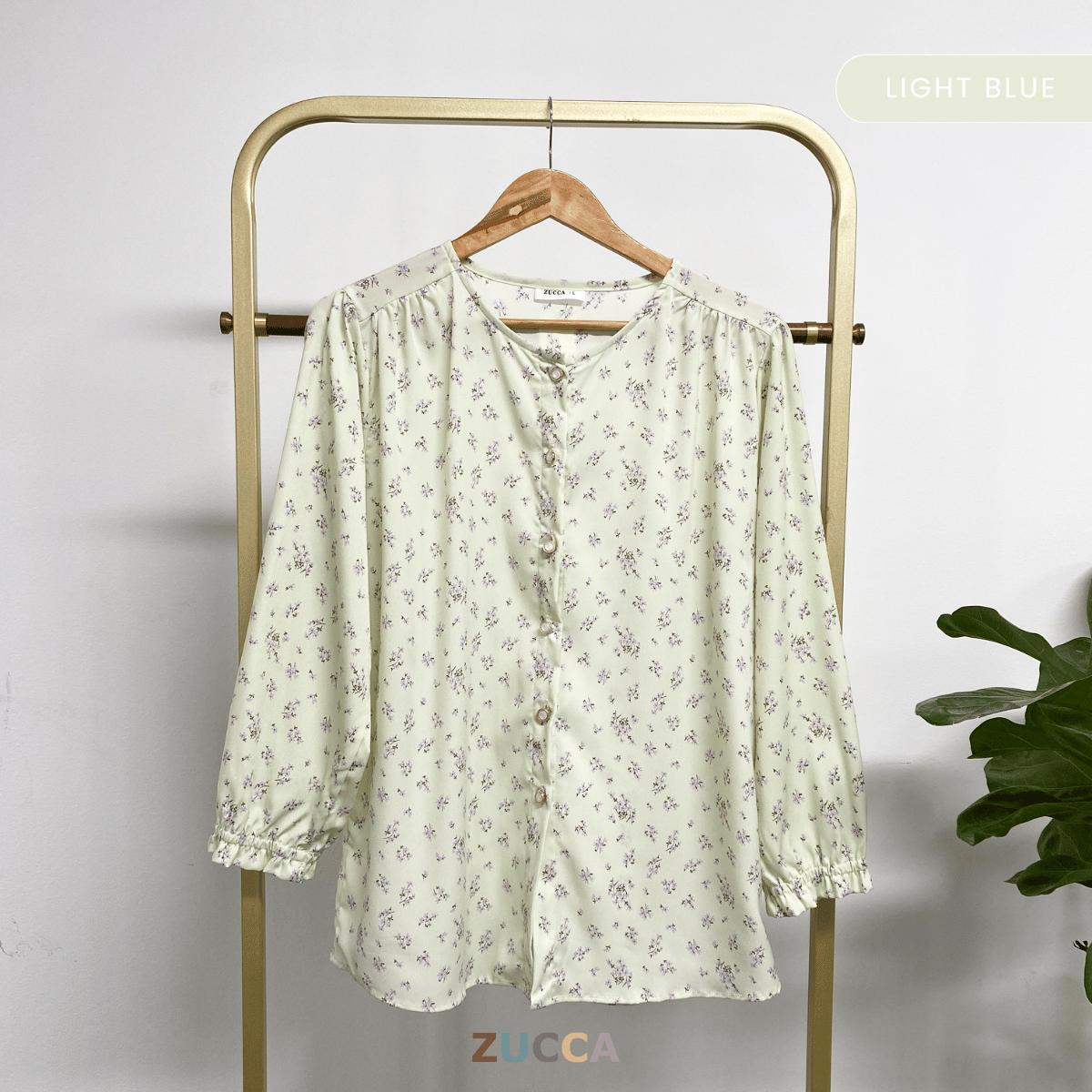 ZUCCA MARISSA BLOUSE BERCORAK FLORAL-DM119