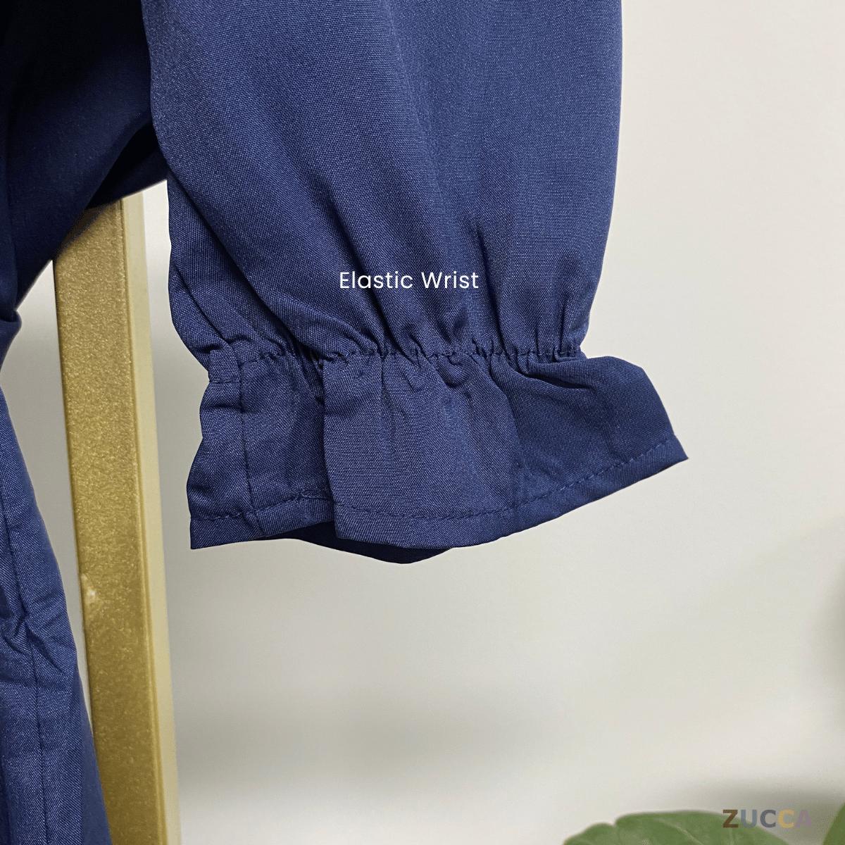 ZUCCA RAYLEE FLORAL EMBROIDERY RUFFLE TIE BLOUSE -MA074