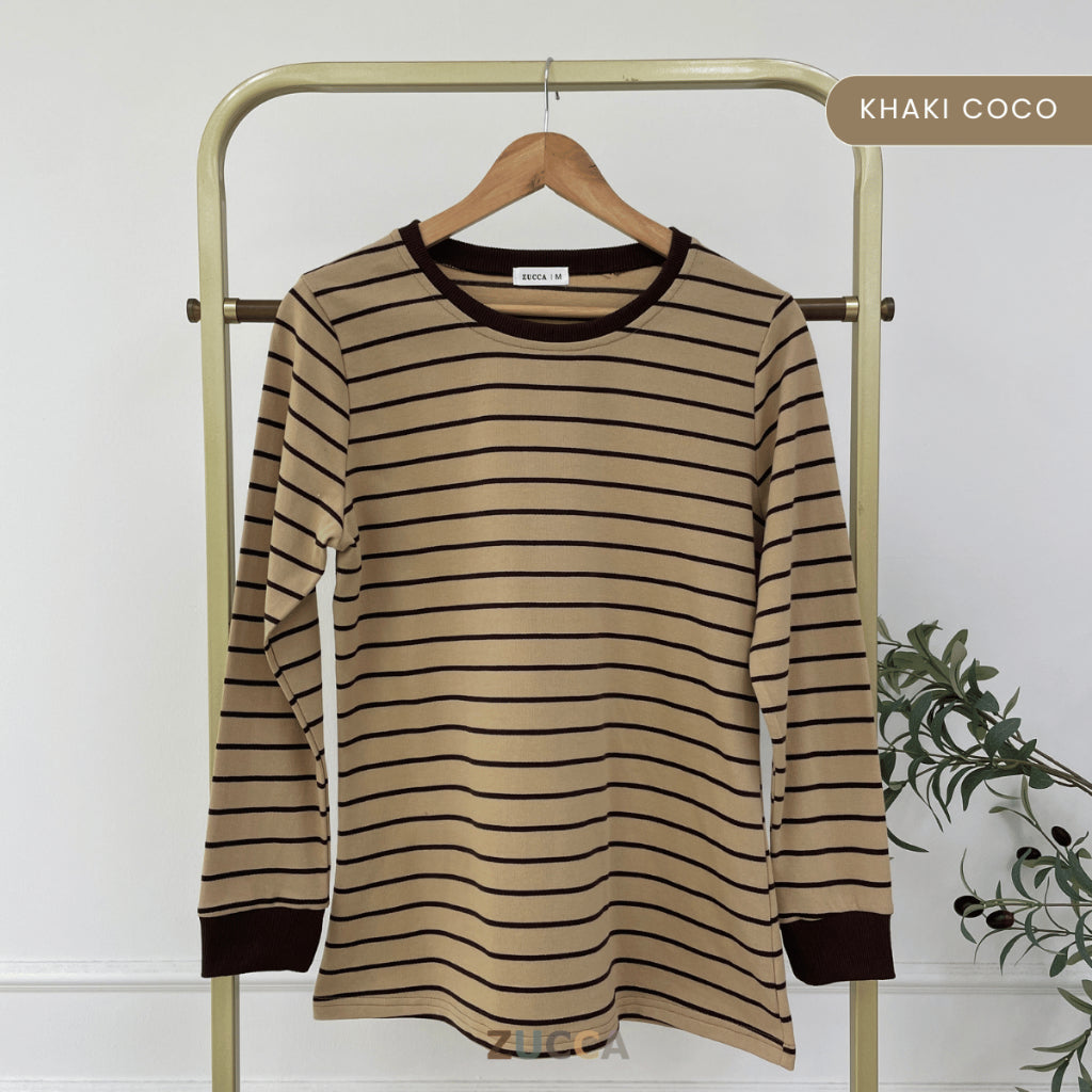 ZUCCA ERISA KASUAL WOMEN STRIPE SHIRT - MA157