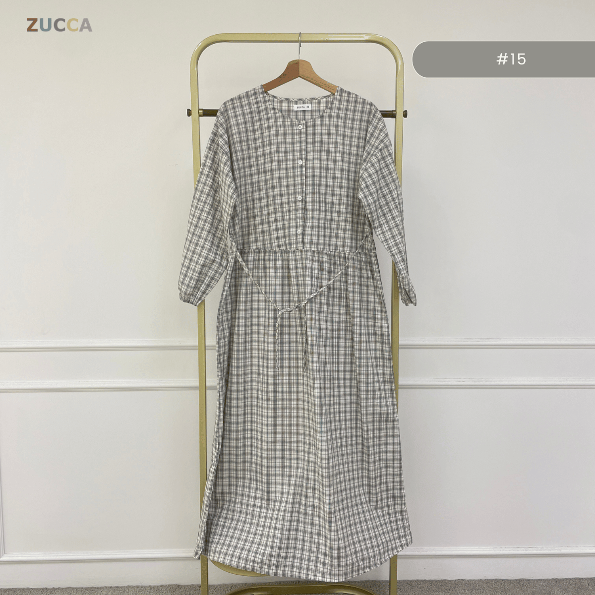 ZUCCA EMILIA GATHERED WAIST MAXI DRESS - MA181