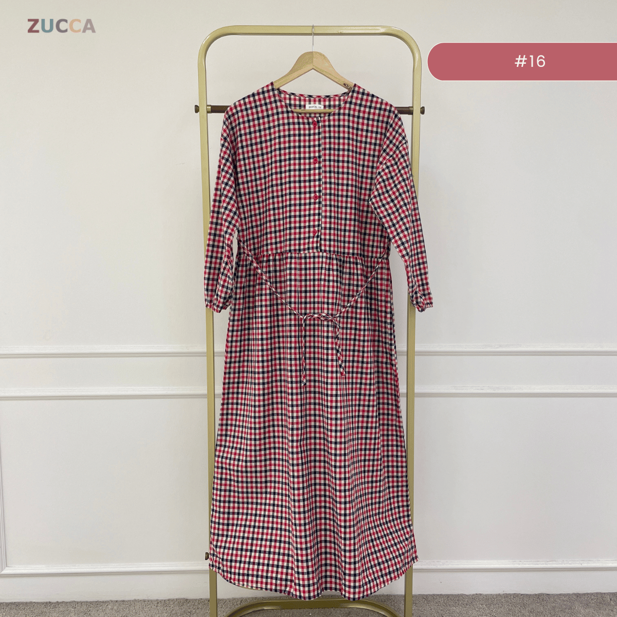 ZUCCA EMILIA GATHERED WAIST MAXI DRESS - MA181