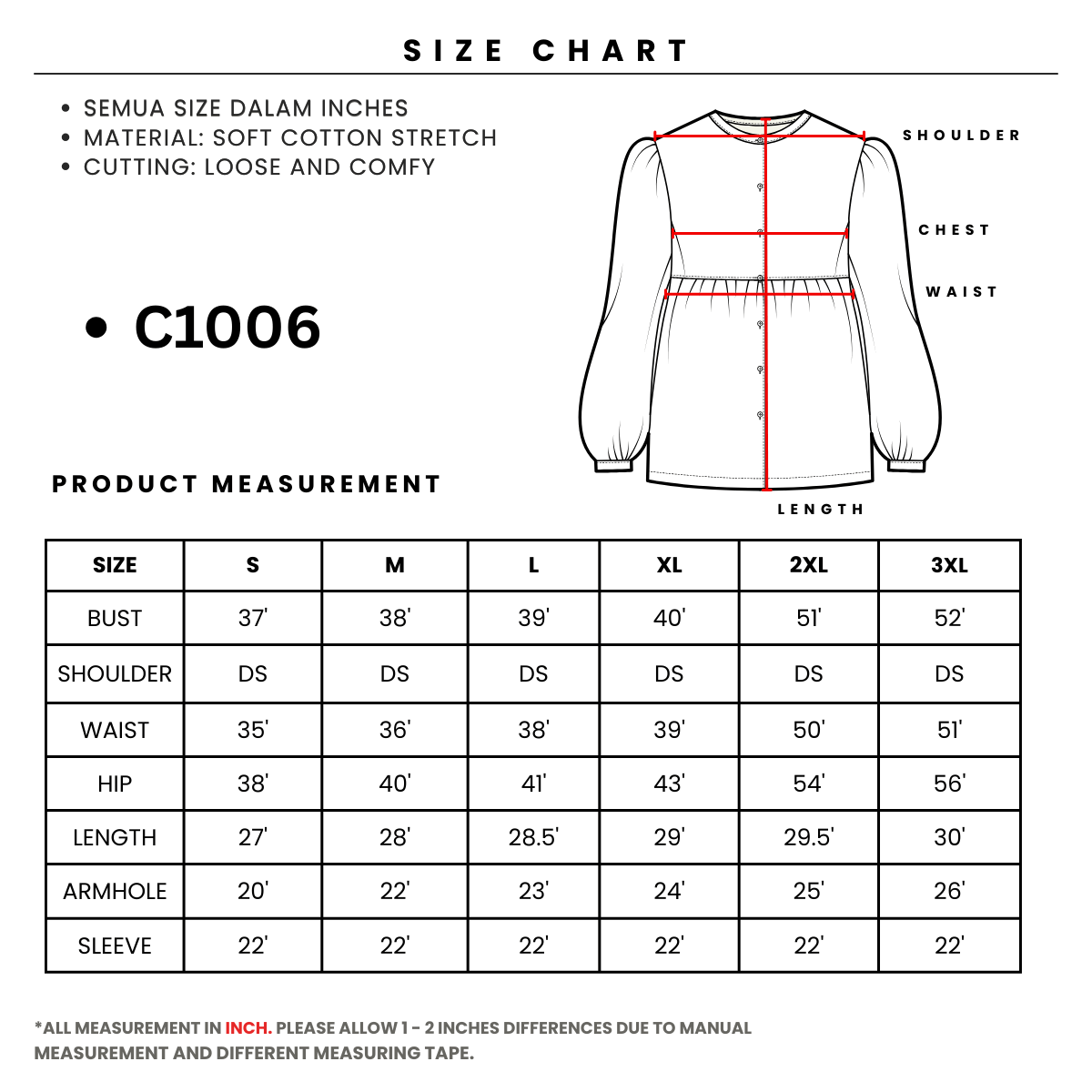 KANGKUNG QAIRA SYAZANA CASUAL CAMO RAGLAN TOP - (C1006 | C1016)