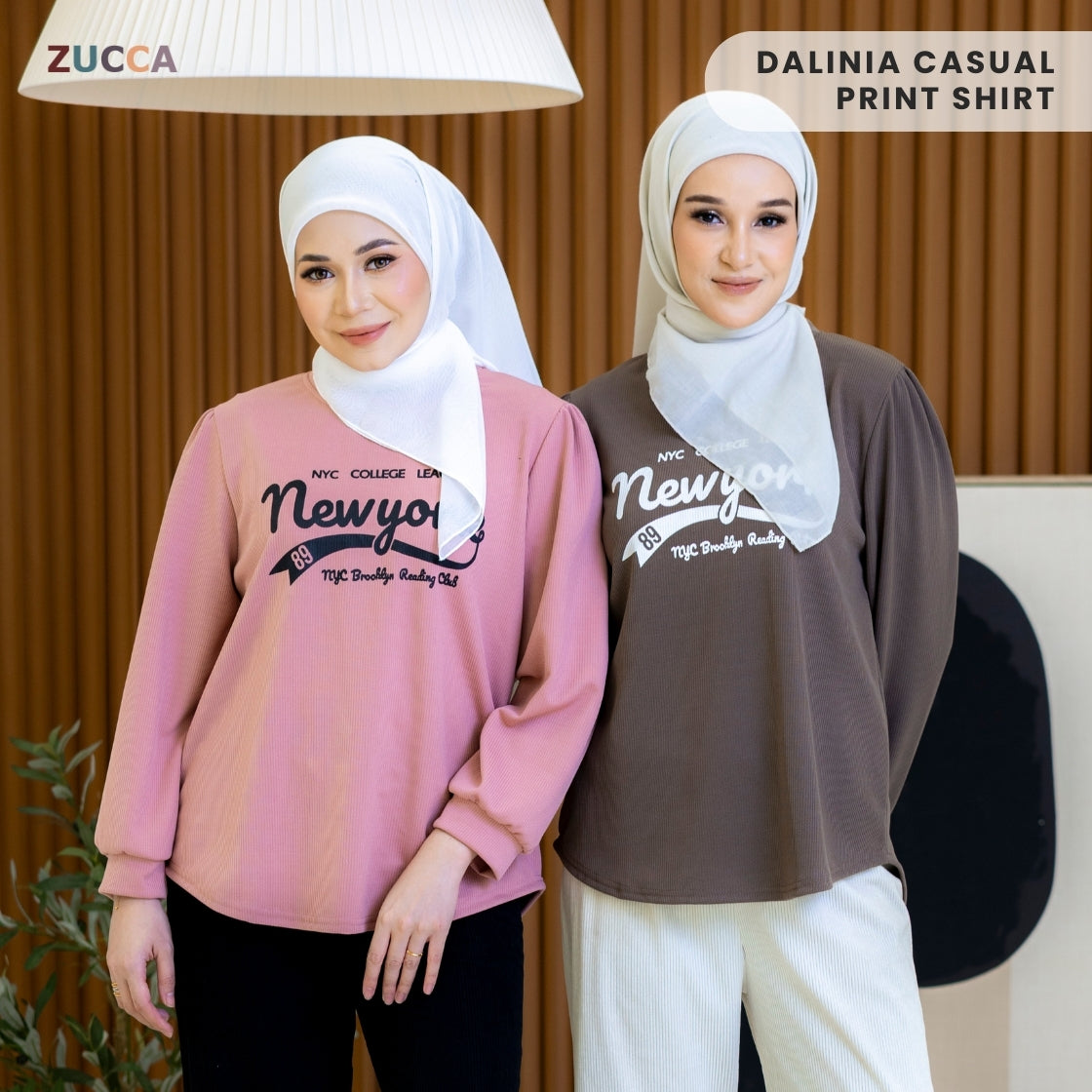 ZUCCA DALINIA CASUAL PRINT SHIRT - DM141