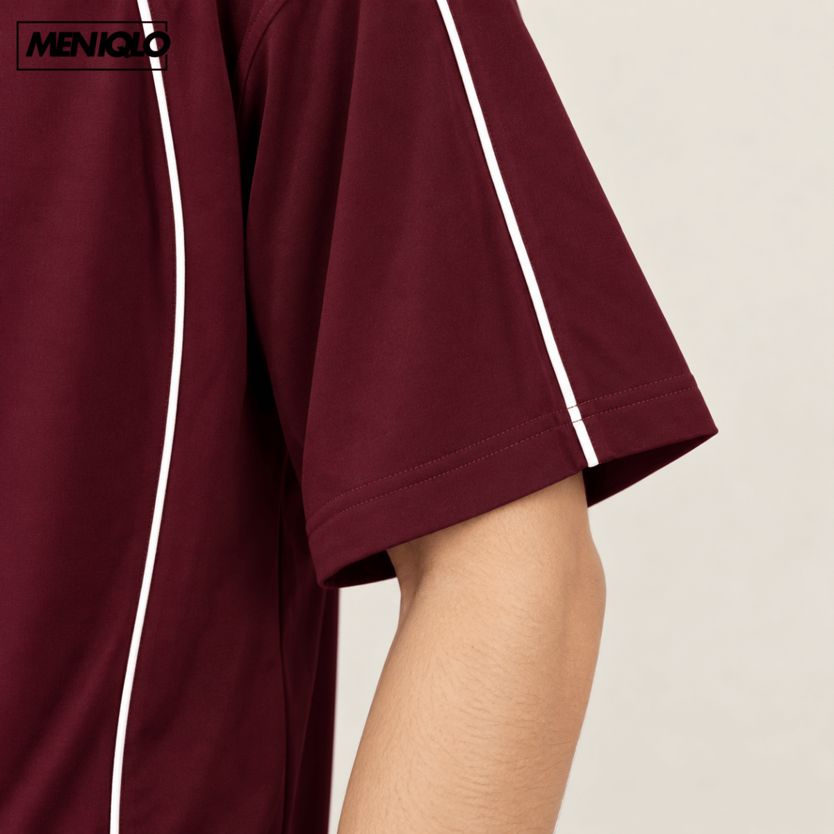 MENIQLO KHAIRI MINIMAL LOGO OVERSIZED MEN TEE - MQ1019