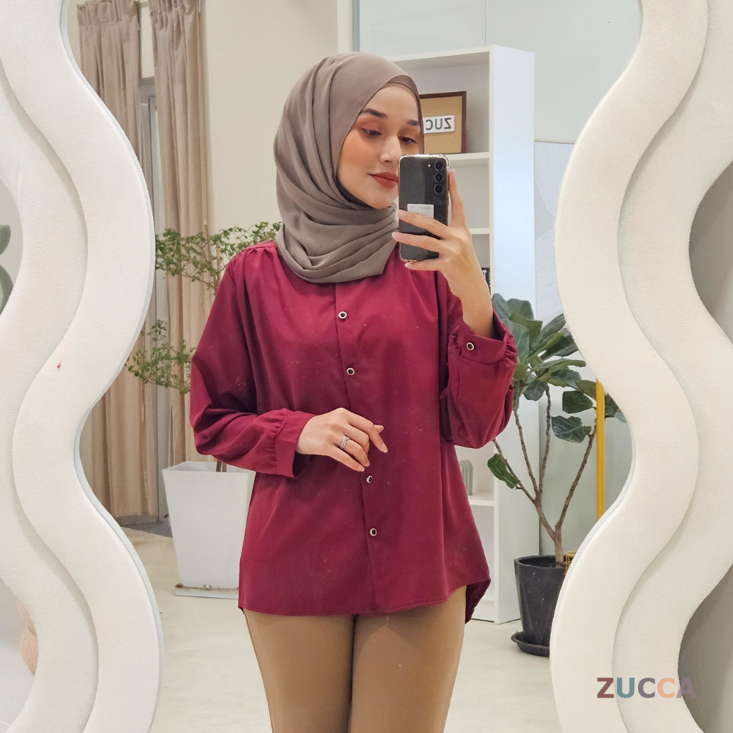 Eiza Elegant Full Button Women Blouse - DM077