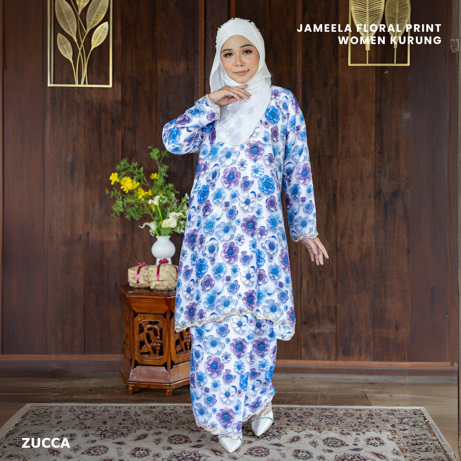 Jameela 3D Floral Women Kurung Sedondon Ibu Dan Anak - H008 H008(A)