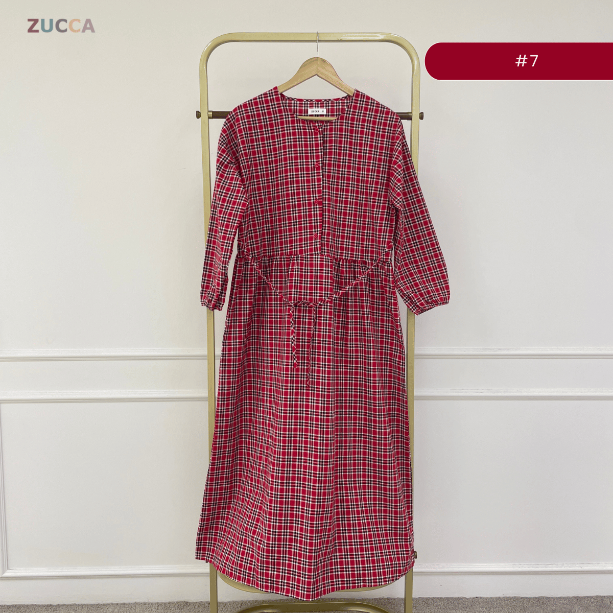 ZUCCA EMILIA GATHERED WAIST MAXI DRESS - MA181