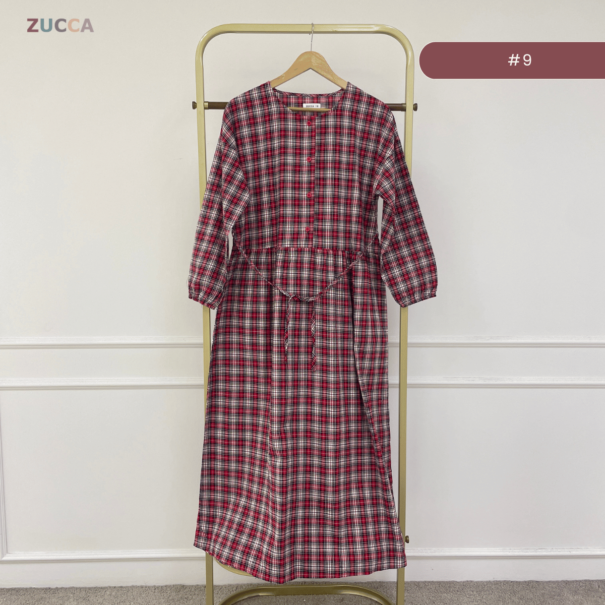 ZUCCA EMILIA GATHERED WAIST MAXI DRESS - MA181