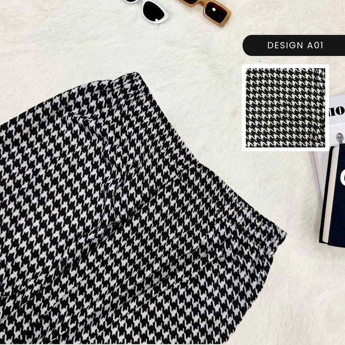 ZUCCA ARILA SELUAR WIDE LEG COMFY DENGAN CORAK - L074 LG012185