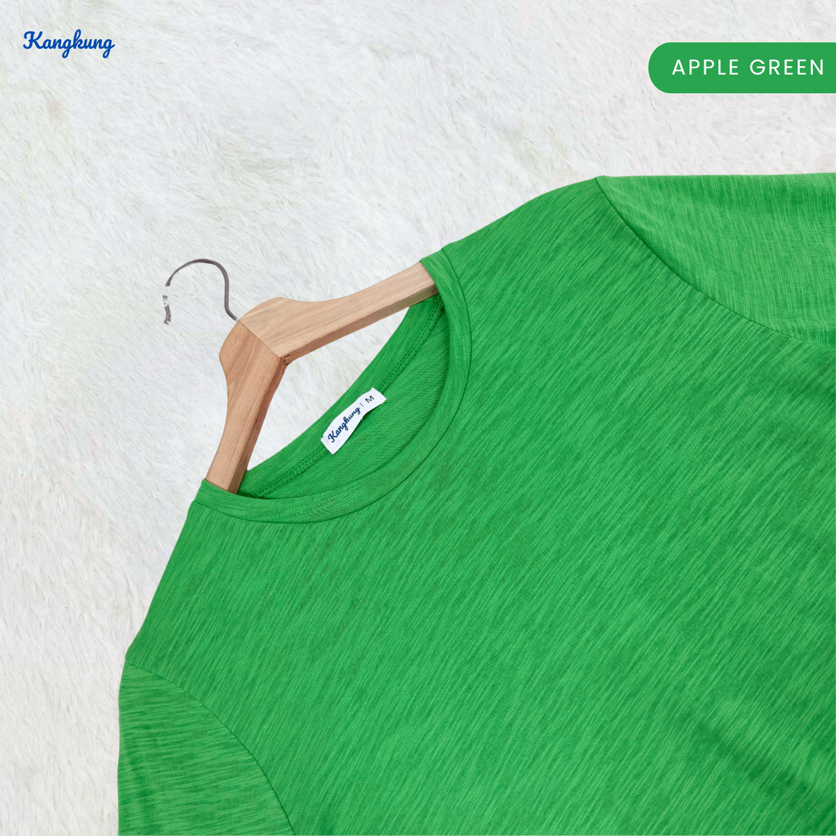 KANGKUNG AUDRA KEMEJA KAPAS ASAS LENGAN PANJANG - KK116