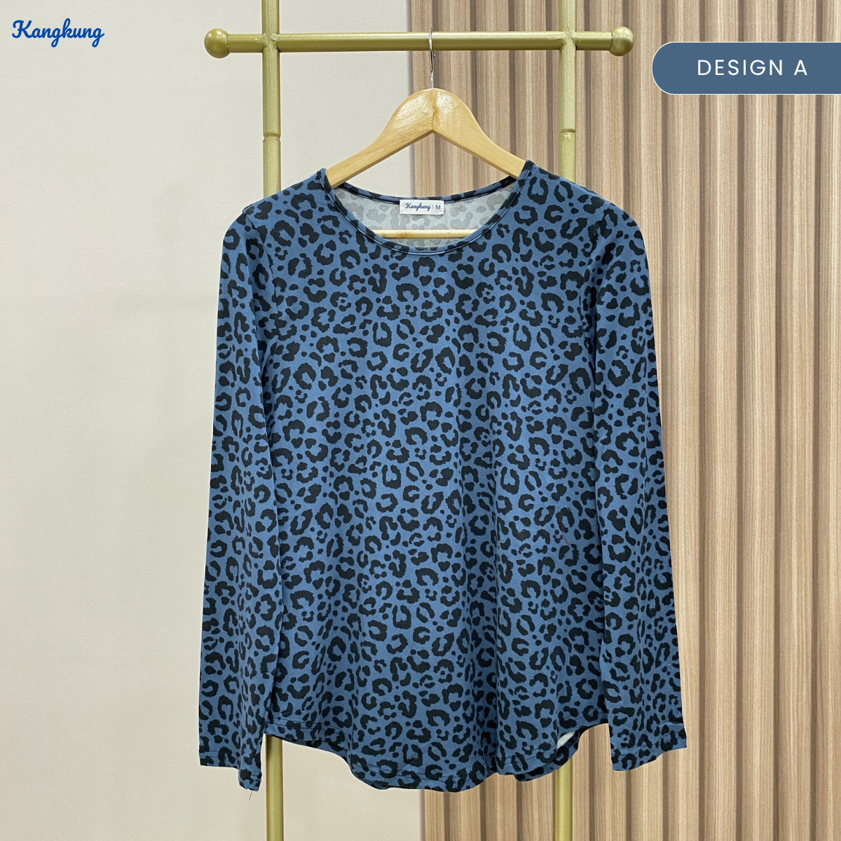 KANGKUNG MAZNA BLOUSE KASUAL WANITA CORAK GRAFIK – KK100