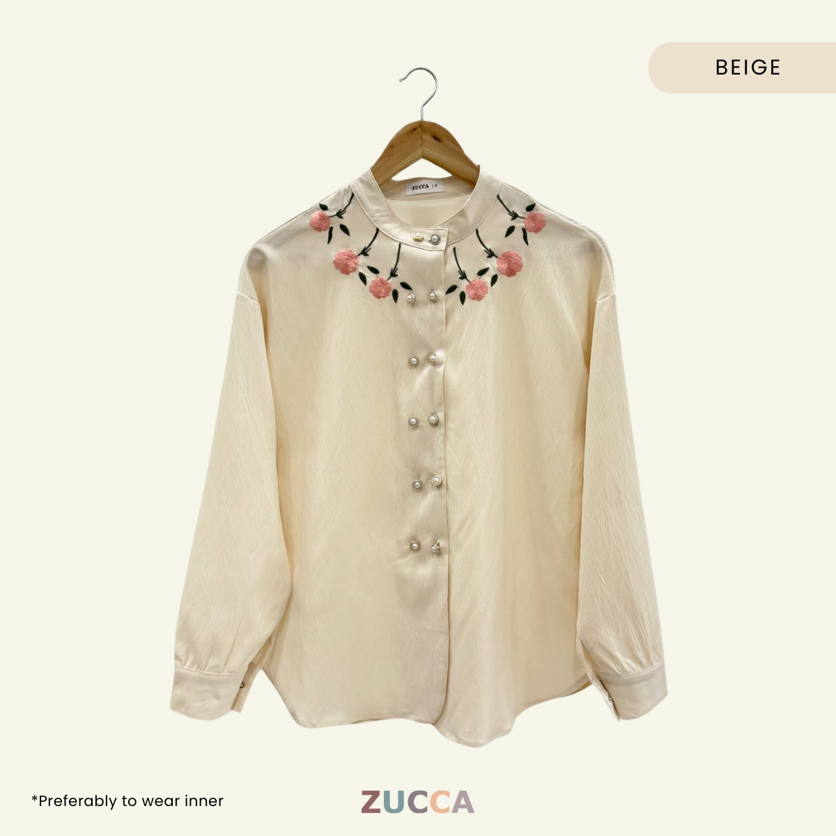 Fawa Floral Embroidered Women Blouse - DM181