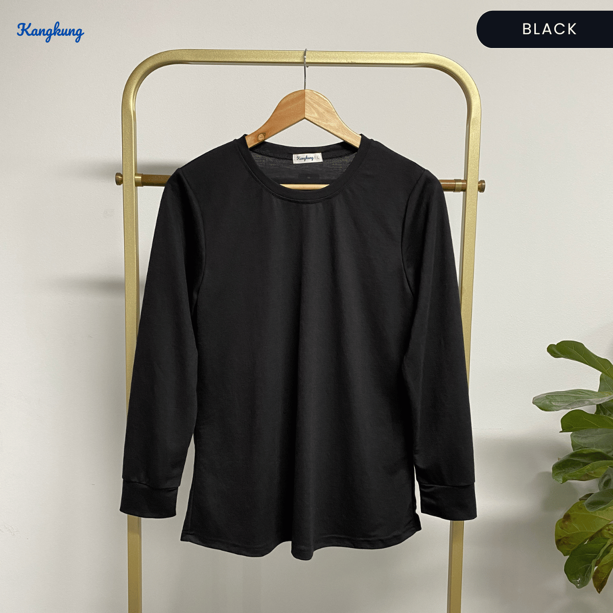 KANGKUNG JESSIE T-SHIRT COTTON WANITA GAYA MODEST SHIRT KASUAL – KK109