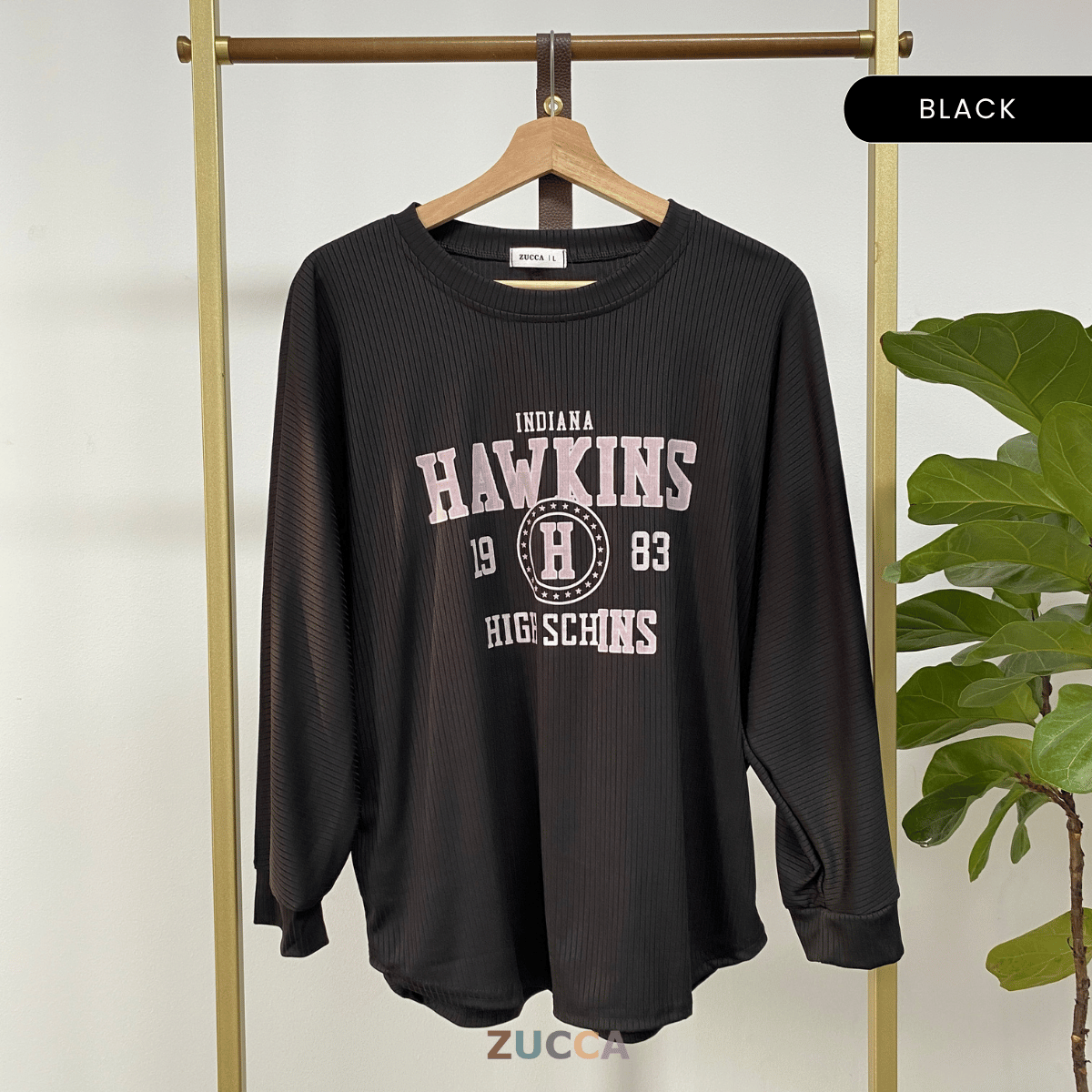 ZUCCA KIMBERLY BAJU WANITA GRAFIK KNIT - DM258