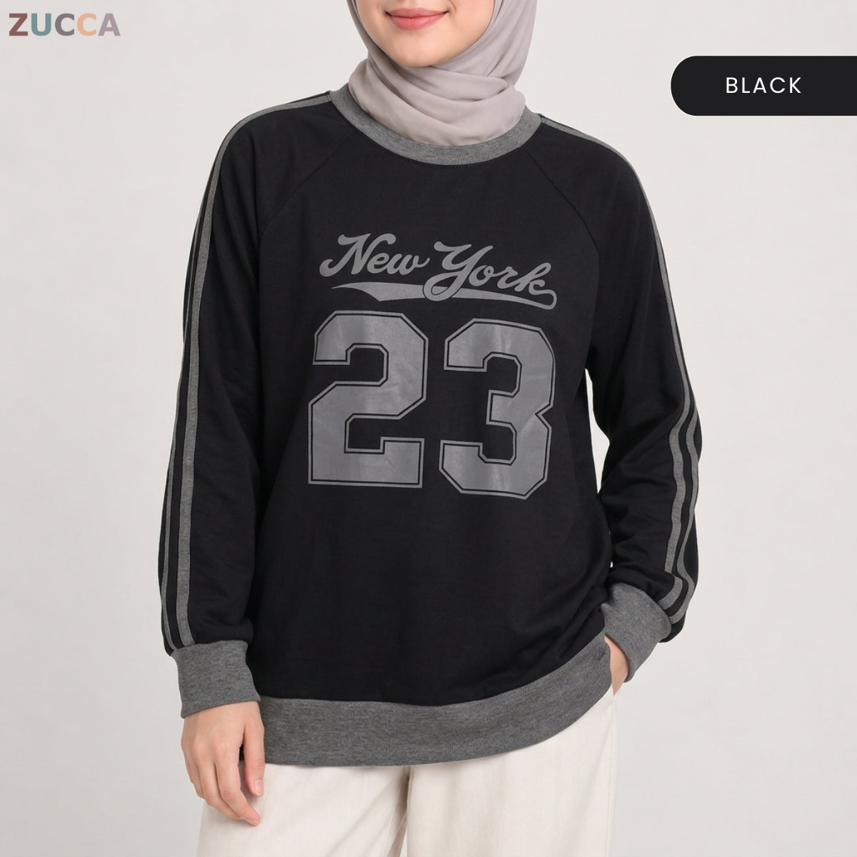 ZUCCA MAVEERA ACTIVE VARSITY LONG SLEEVE MODEST WEAR-MS010