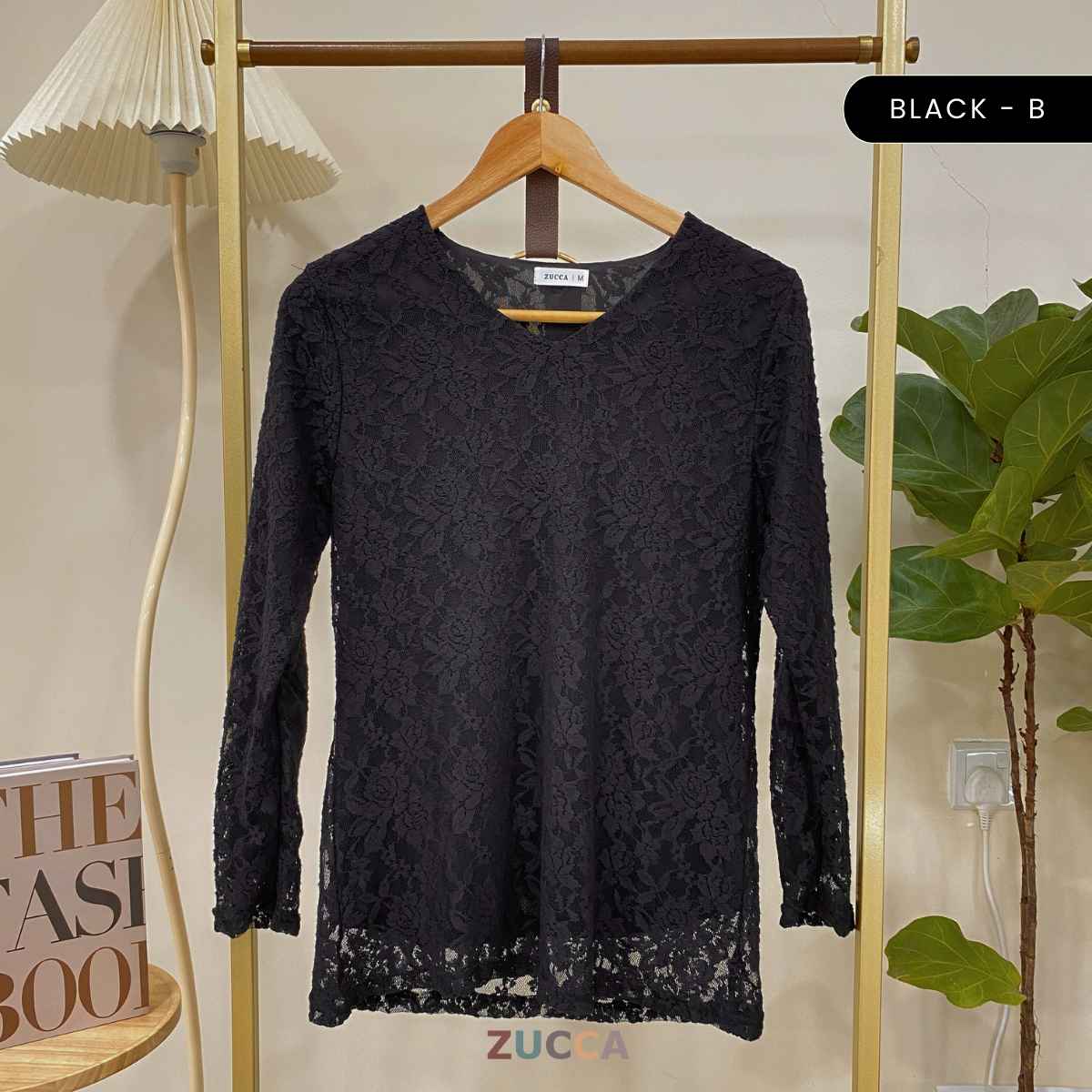 ZUCCA NELSIE PREMIUM LACE WOMEN BLOUSE - MA017