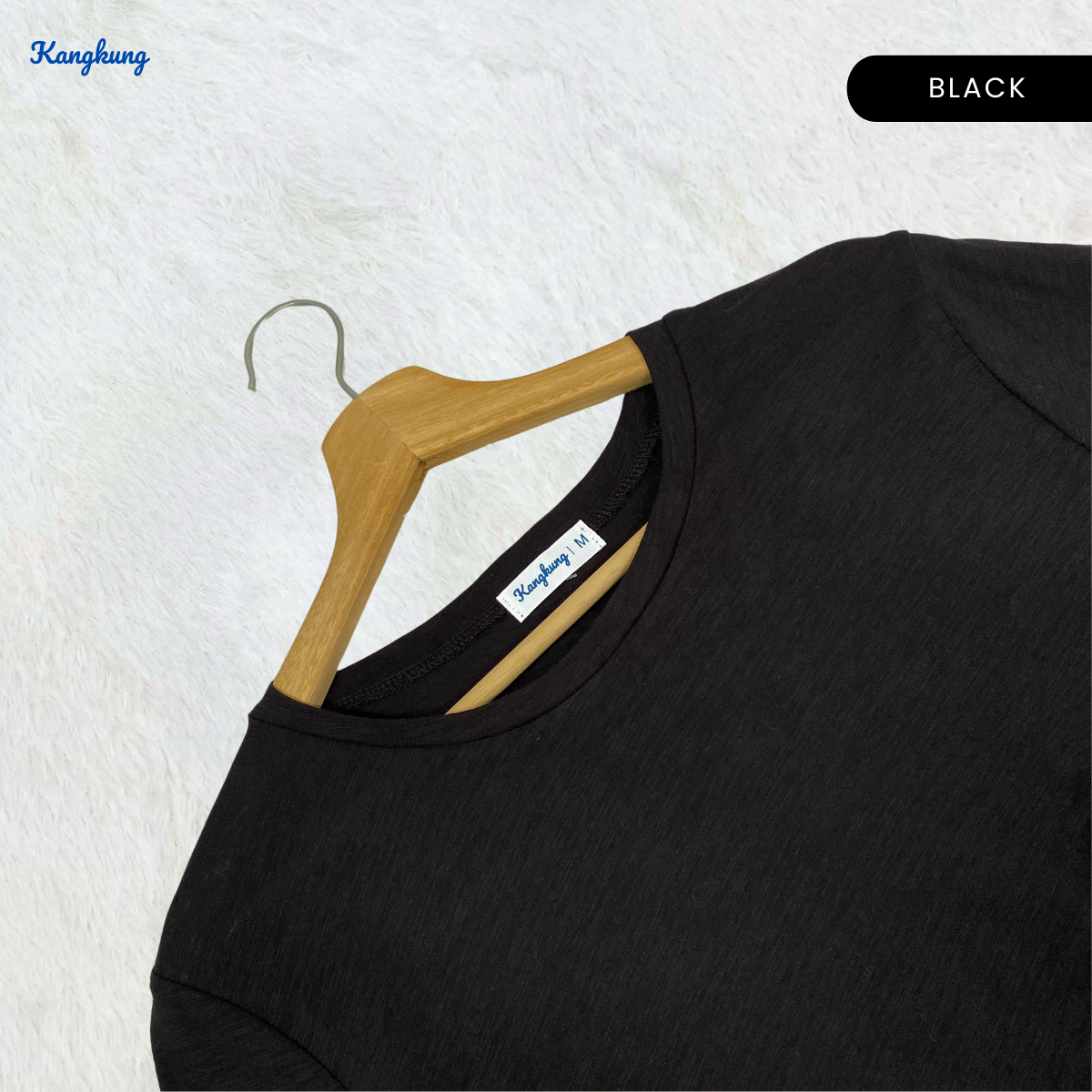 KANGKUNG AUDRA KEMEJA KAPAS ASAS LENGAN PANJANG - KK116