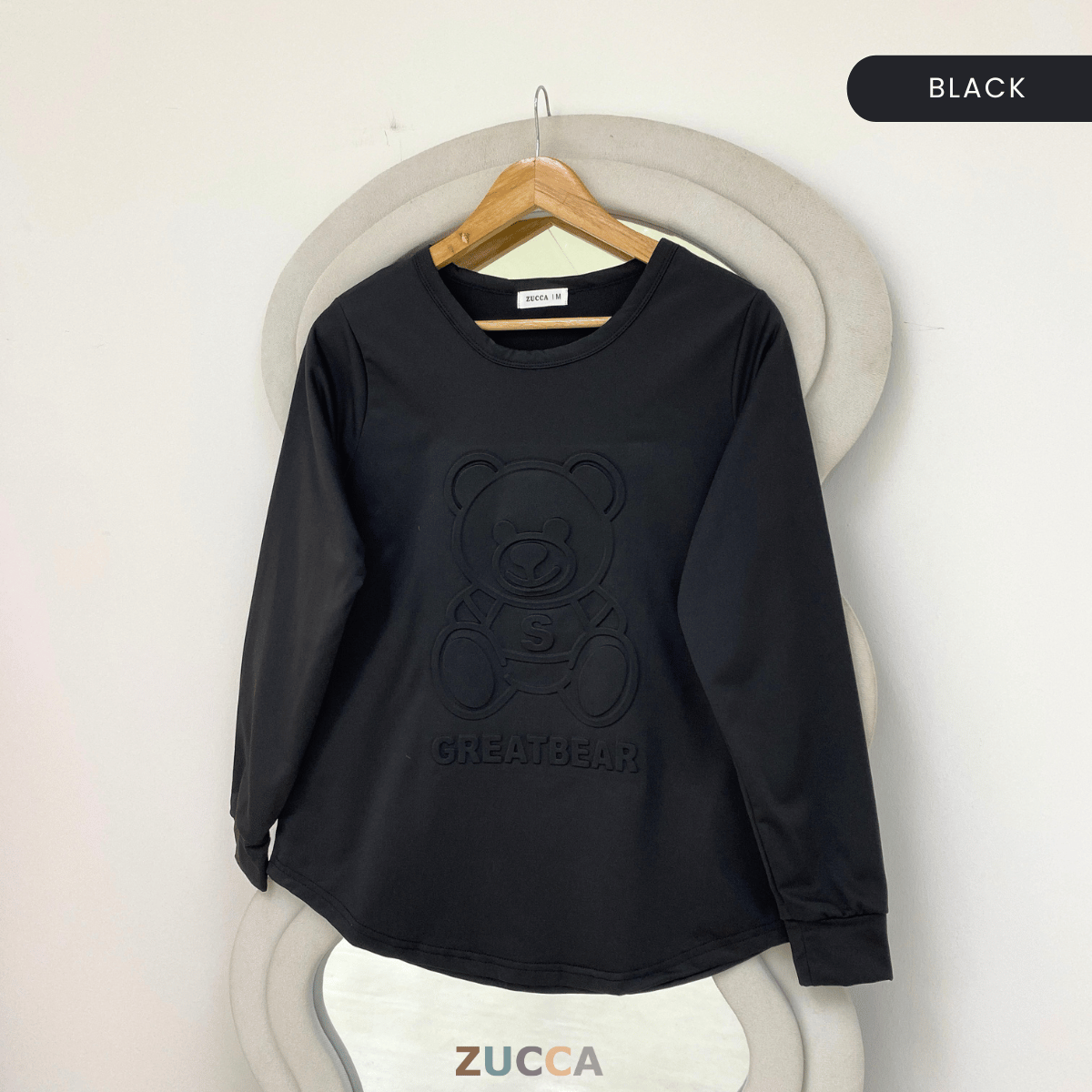 ZUCCA HERISA KEMEJA LENGAN PANJANG YANG SELESA - MA007