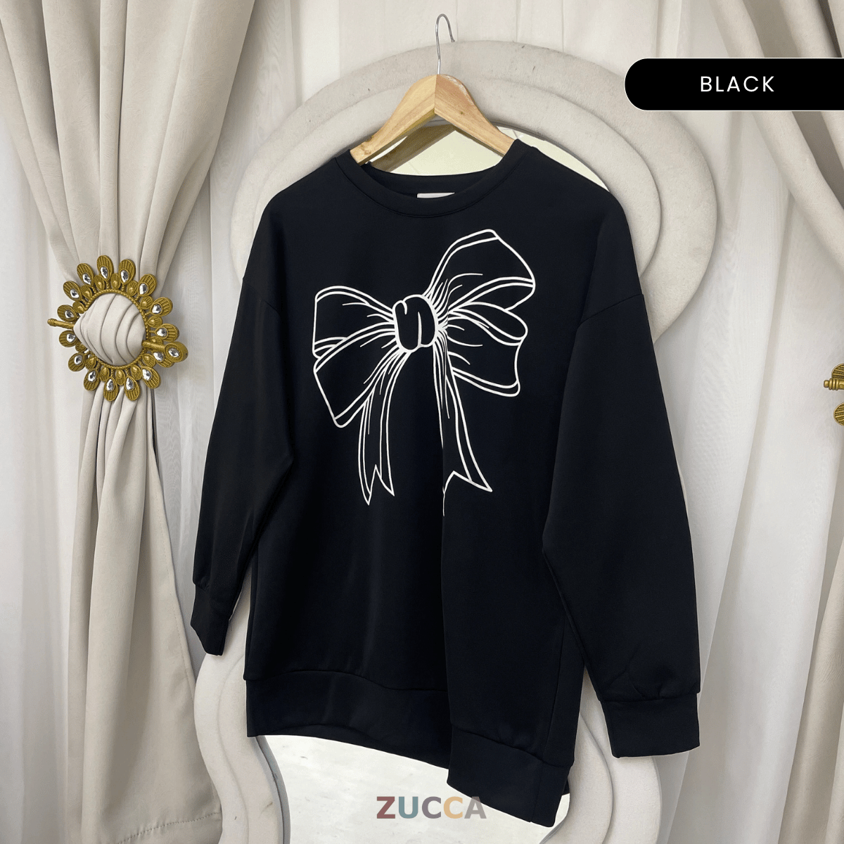 ZUCCA MONICA KEMEJA KASUAL BERCORAK REBEN - MA070