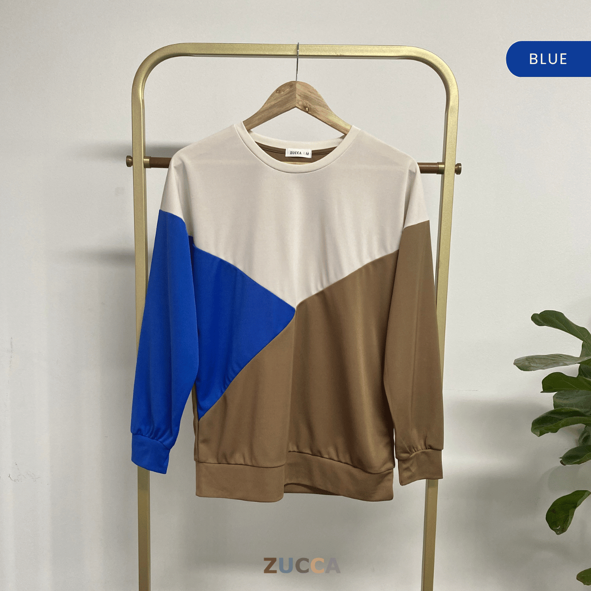 ZUCCA VERA COLOURBLOCK PULLOVER SHIRT - MA022