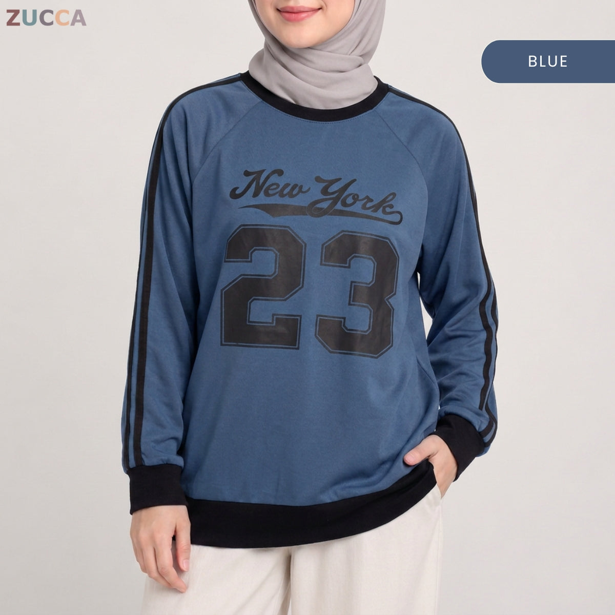 ZUCCA MAVEERA ACTIVE VARSITY LONG SLEEVE MODEST WEAR-MS010