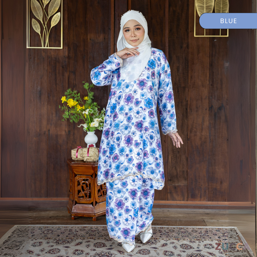 Jameela 3D Floral Women Kurung Sedondon Ibu Dan Anak - H008 H008(A)