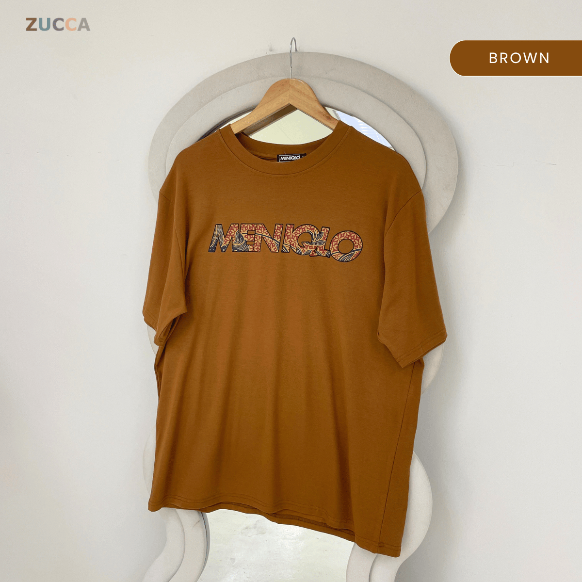 MENIQLO AQIL BATIK PRINT OVERSIZE TEE - MQ1030