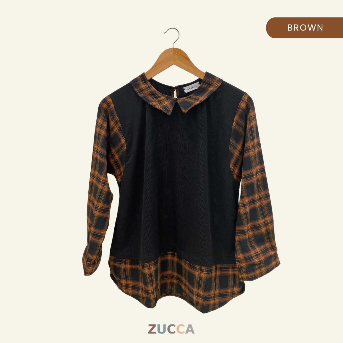 Haleen Plaid Collared Korean Style Casual Shirt - DM063