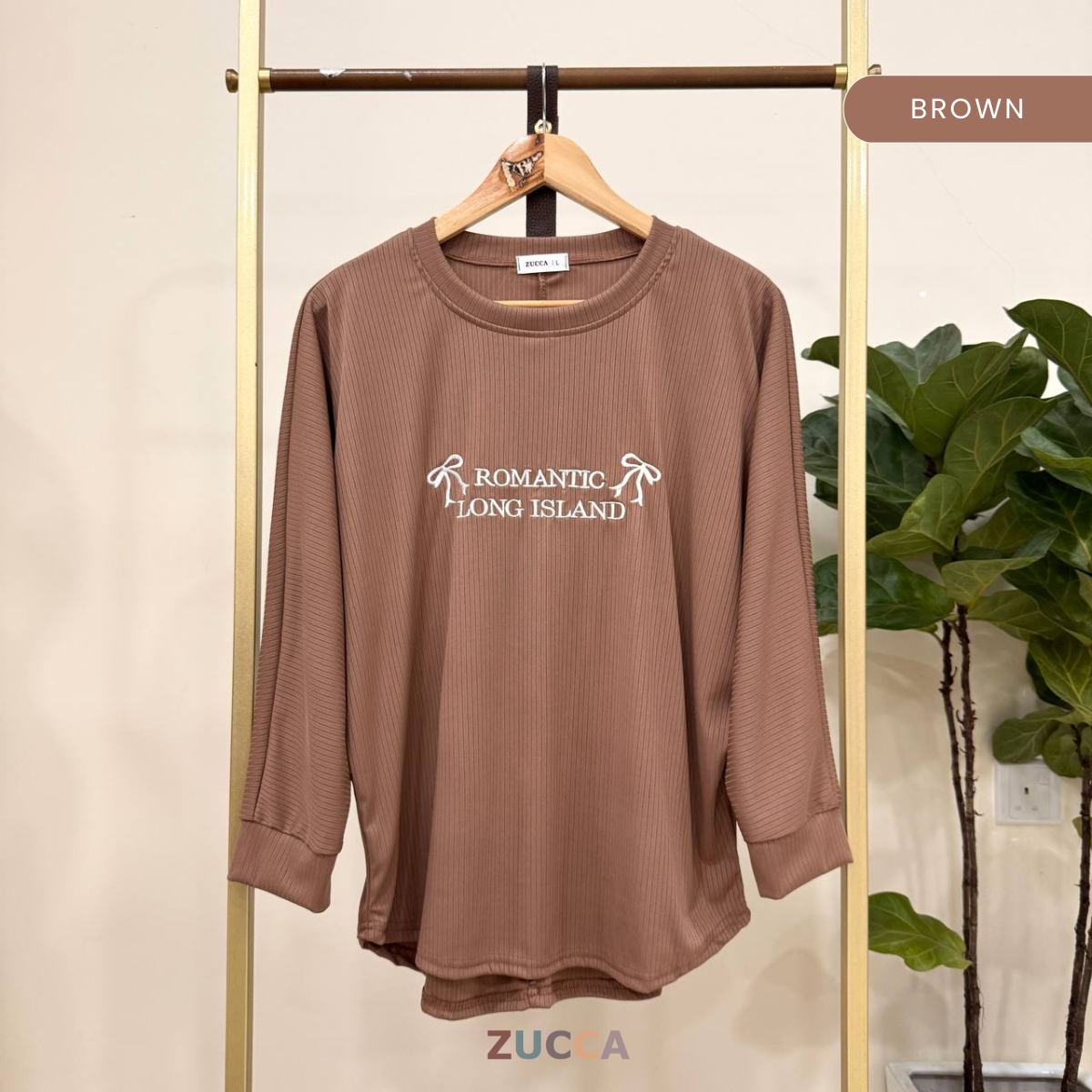 ZUCCA ATINA EMBROIDERY CASUAL WOMEN BLOUSE - DM257